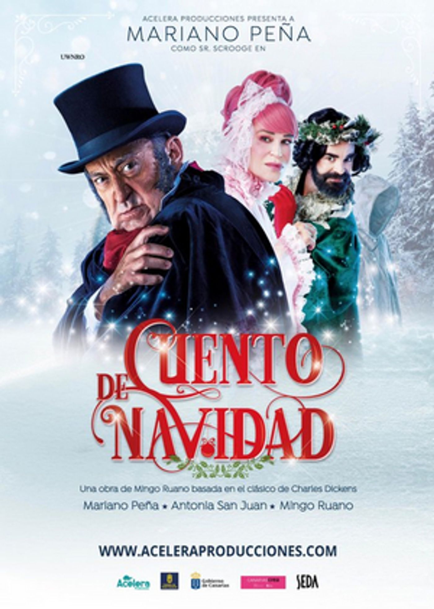 Mariano Peña y Antonia San Juan protagonizan CUENTO DE NAVIDAD Mariano Peña y Antonia San Juan protagonizan CUENTO DE NAVIDAD Image