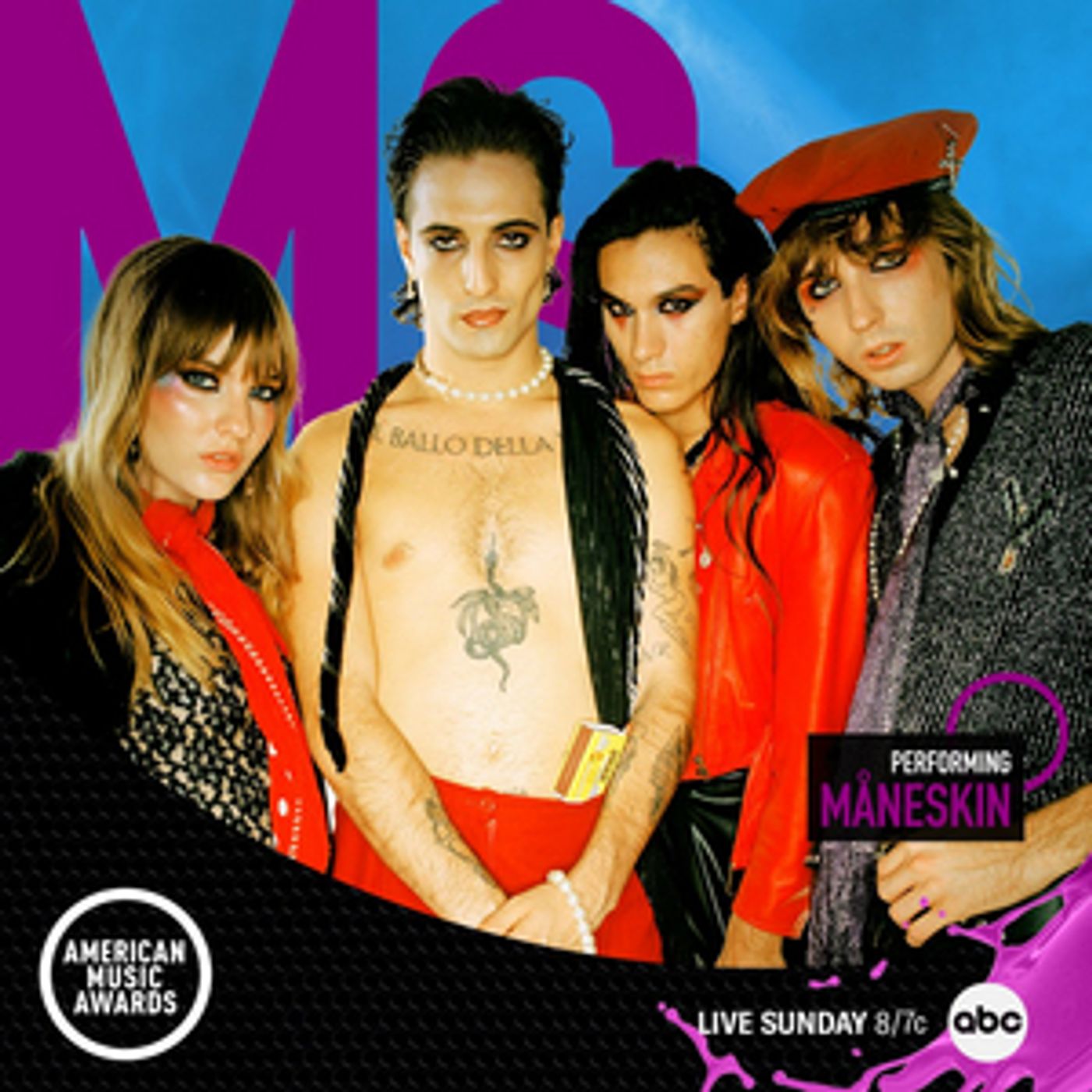 Måneskin, Mickey Guyton & More to Perform at AMERICAN MUSIC AWARDS  Image