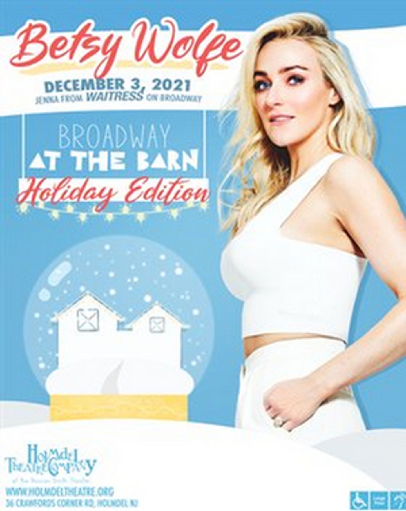 BETSY WOLFE: HOLIDAY RETURN to be Presented at Holmdel Theatre Company  Image