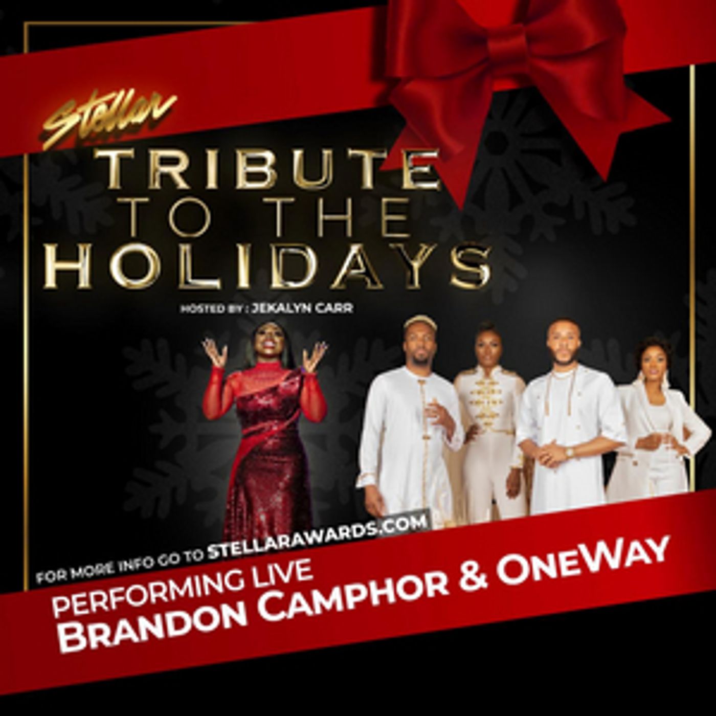 Brandon Camphor & OneWay to Bring CHRISTMAS JOY to The Stellar Awards' TRIBUTE TO THE HOLIDAY  Image