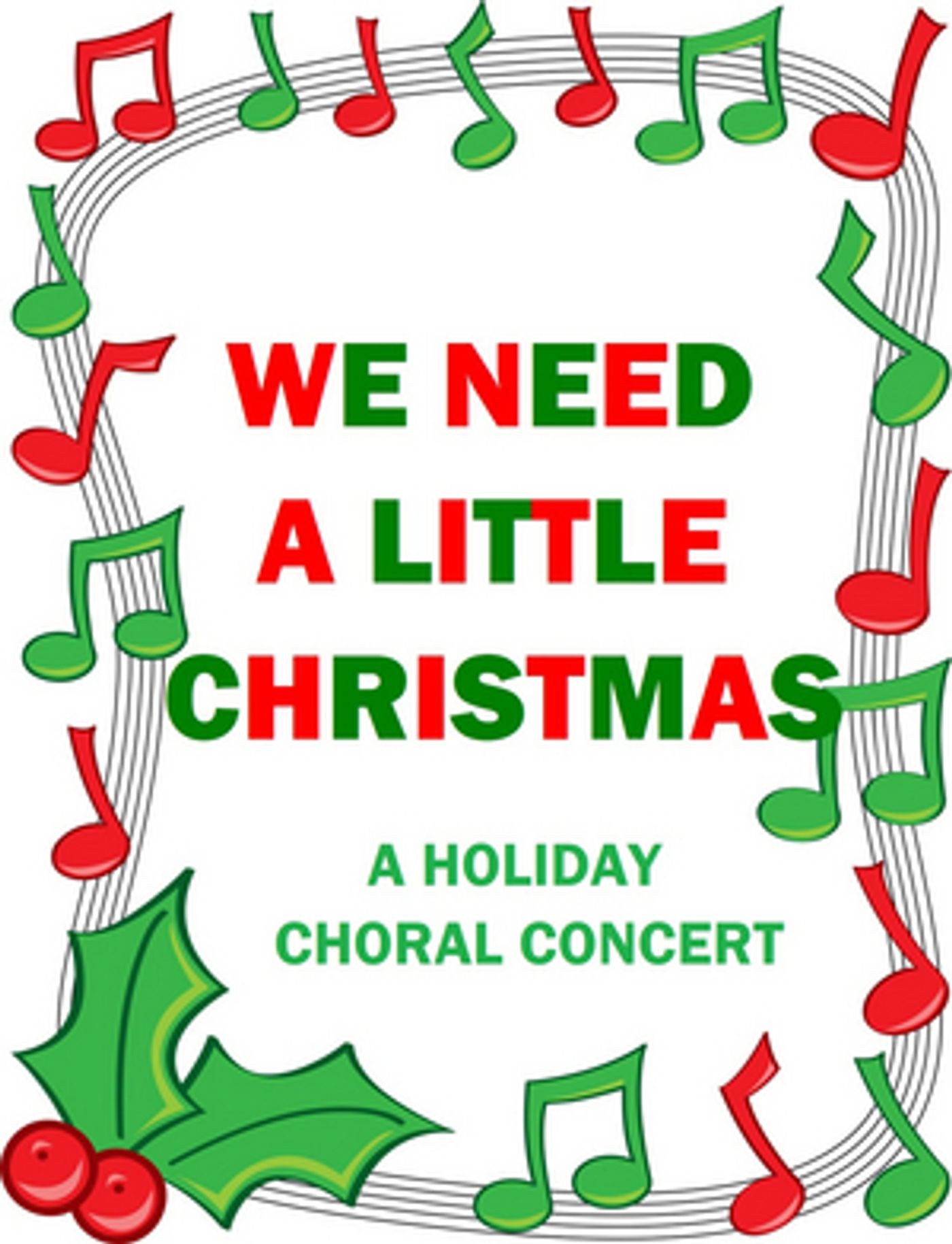 Windham Theatre Guild to Present Choral Concert WE NEED A LITTLE CHRISTMAS  Image