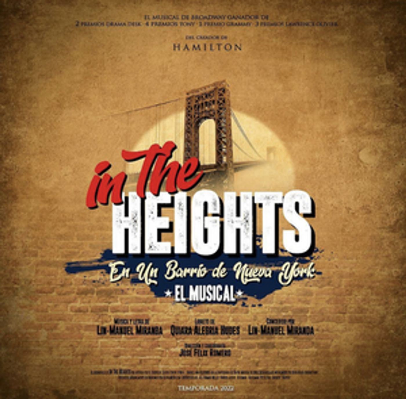 IN THE HEIGHTS se estrenará en Madrid en la temporada 2022/2023  Image