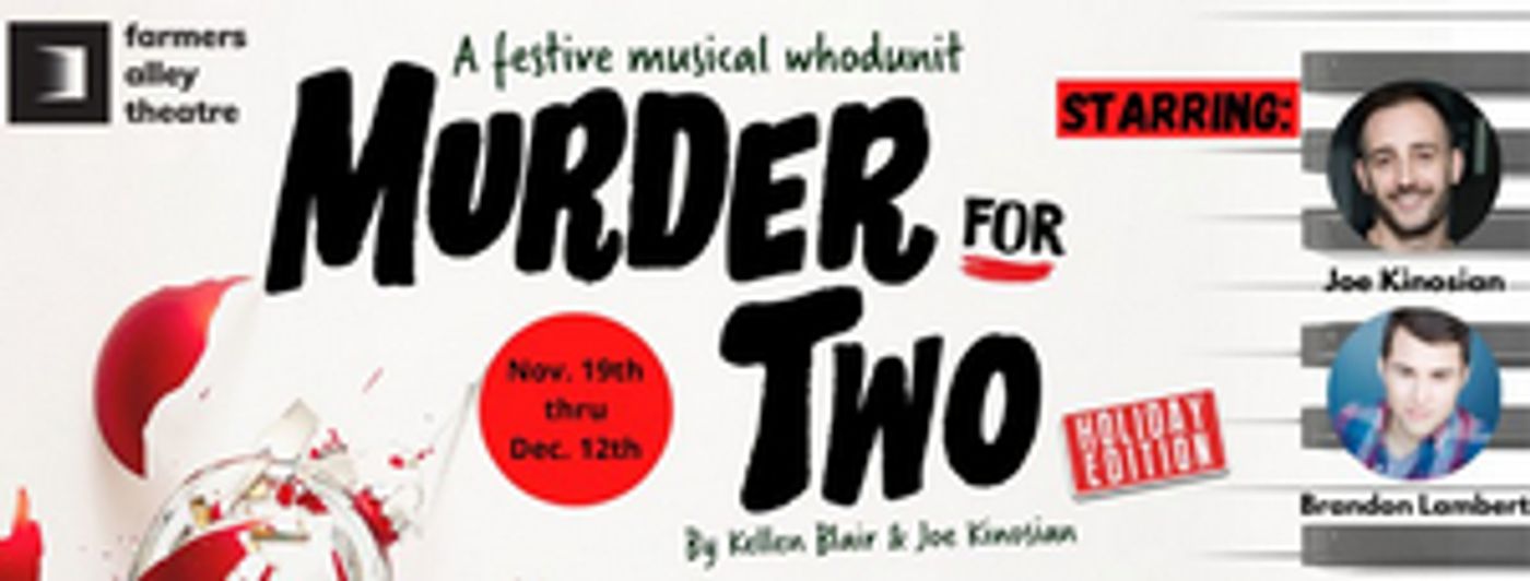 Farmers Alley Theatre to Present MURDER FOR TWO: HOLIDAY EDITION  Image