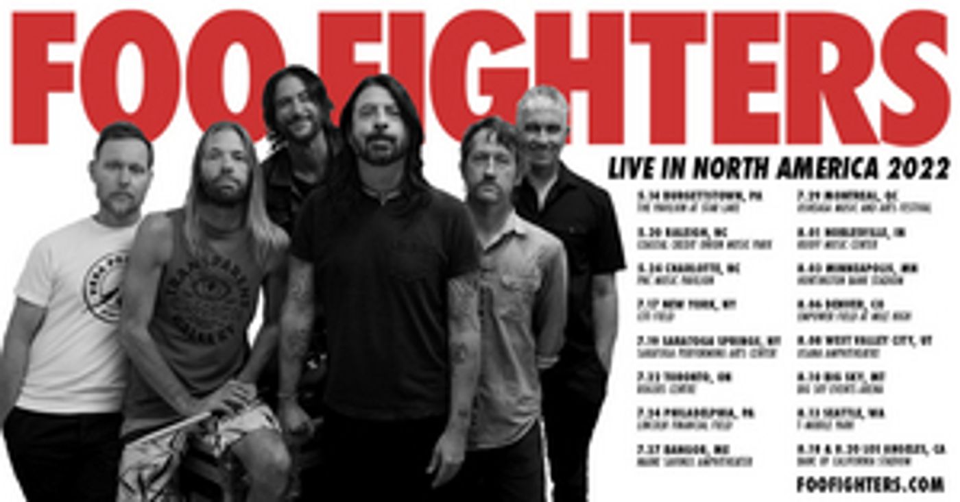 Foo Fighters Announce 2022 North American Tour  Image