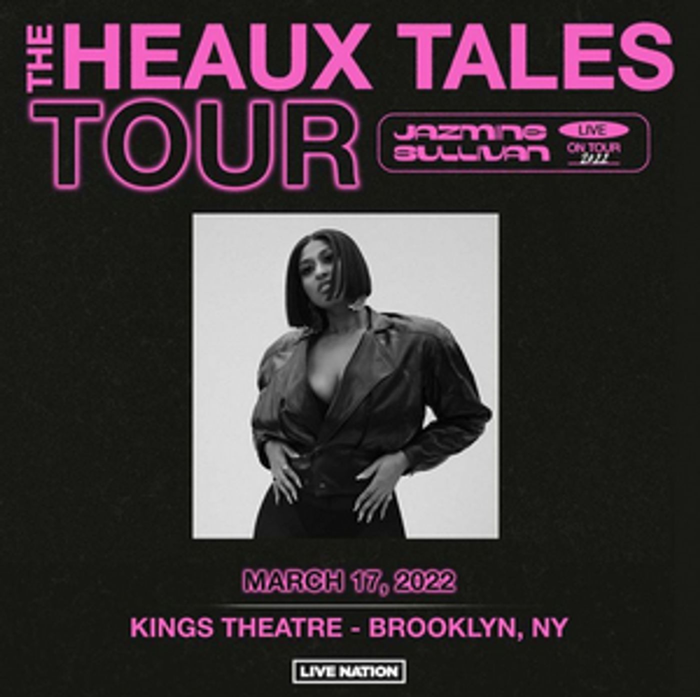 Jazmine Sullivan Announces Performance at King's Theatre  Image