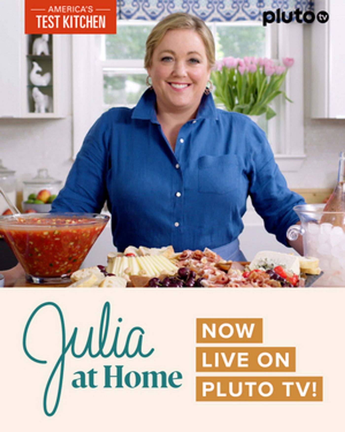 JULIA AT HOME-Cooking Show on Pluto TV  Image