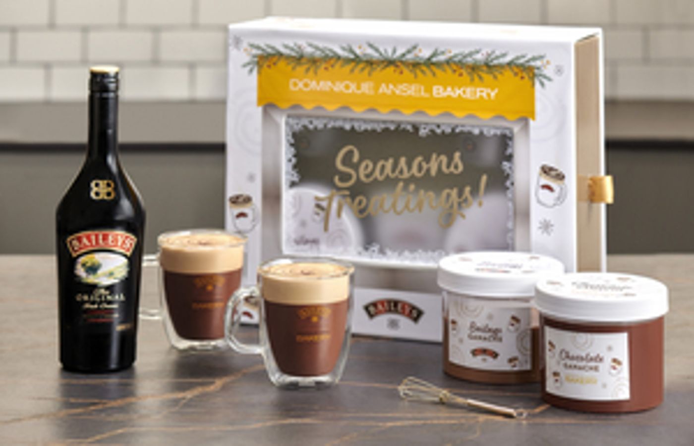 BAILEYS IRISH CREAM and Dominique Ansel Release Bailey's Swirl Holiday Hot Chocolate Kit BAILEYS IRISH CREAM and Dominique Ansel Release Bailey's Swirl Holiday Hot Chocolate Kit Image