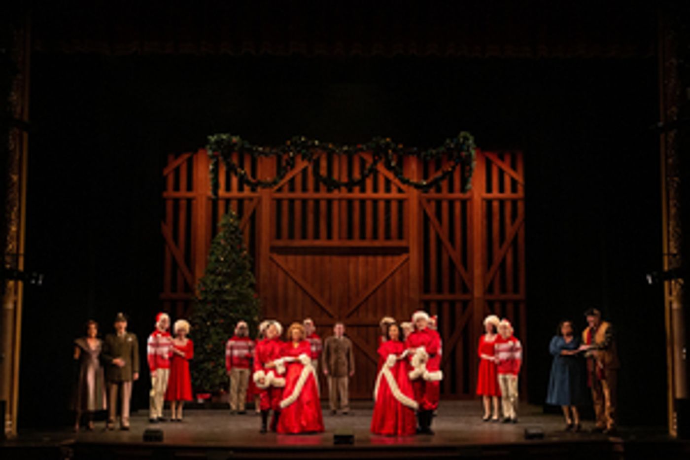 Review: IRVING BERLIN'S WHITE CHRISTMAS THE MUSICAL  at Berkshire Theatre Group Helps to Make the Season Merry and Bright.  Image