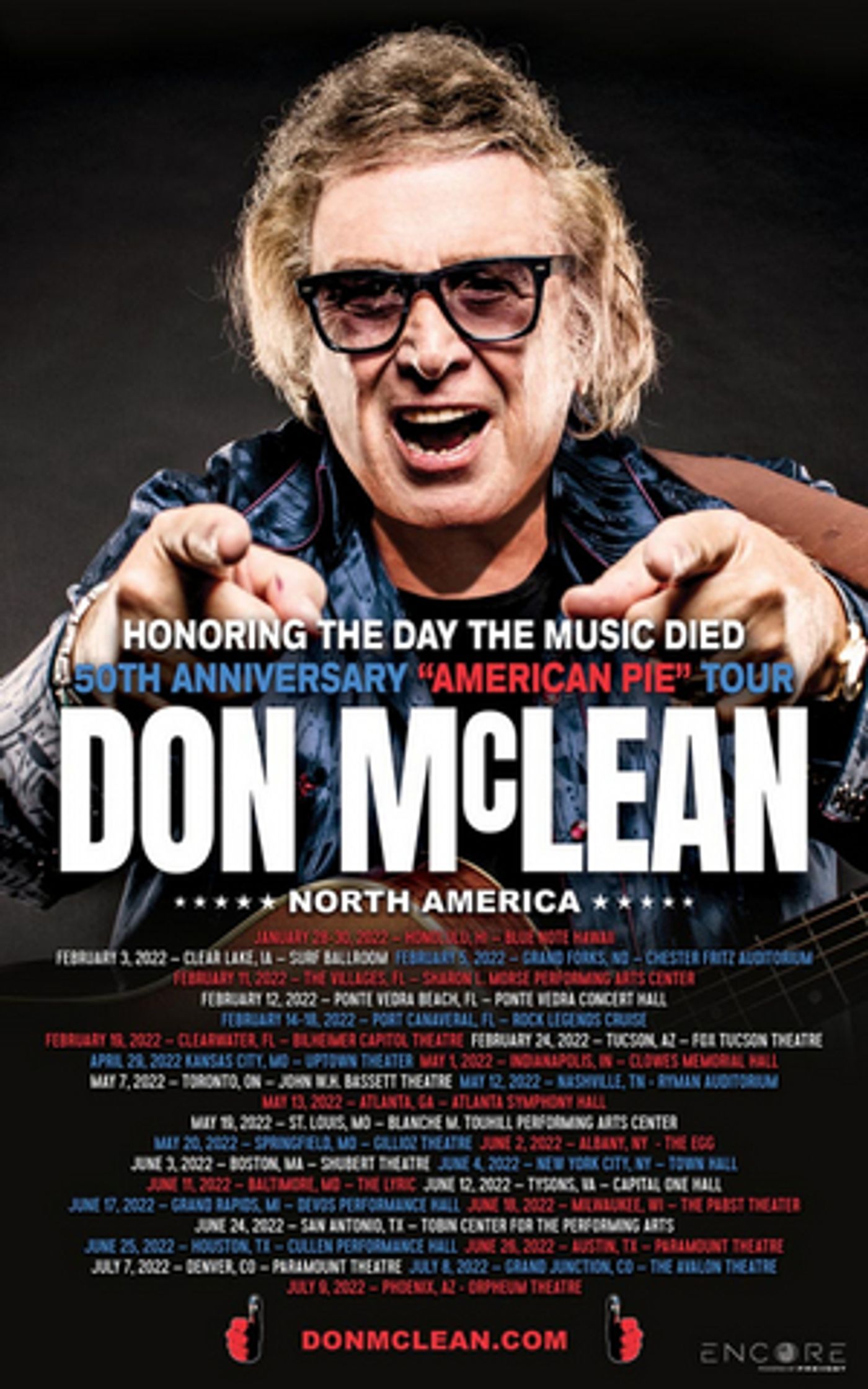 Don McLean Announces American Pie 50th Anniversary Tour Dates  Image