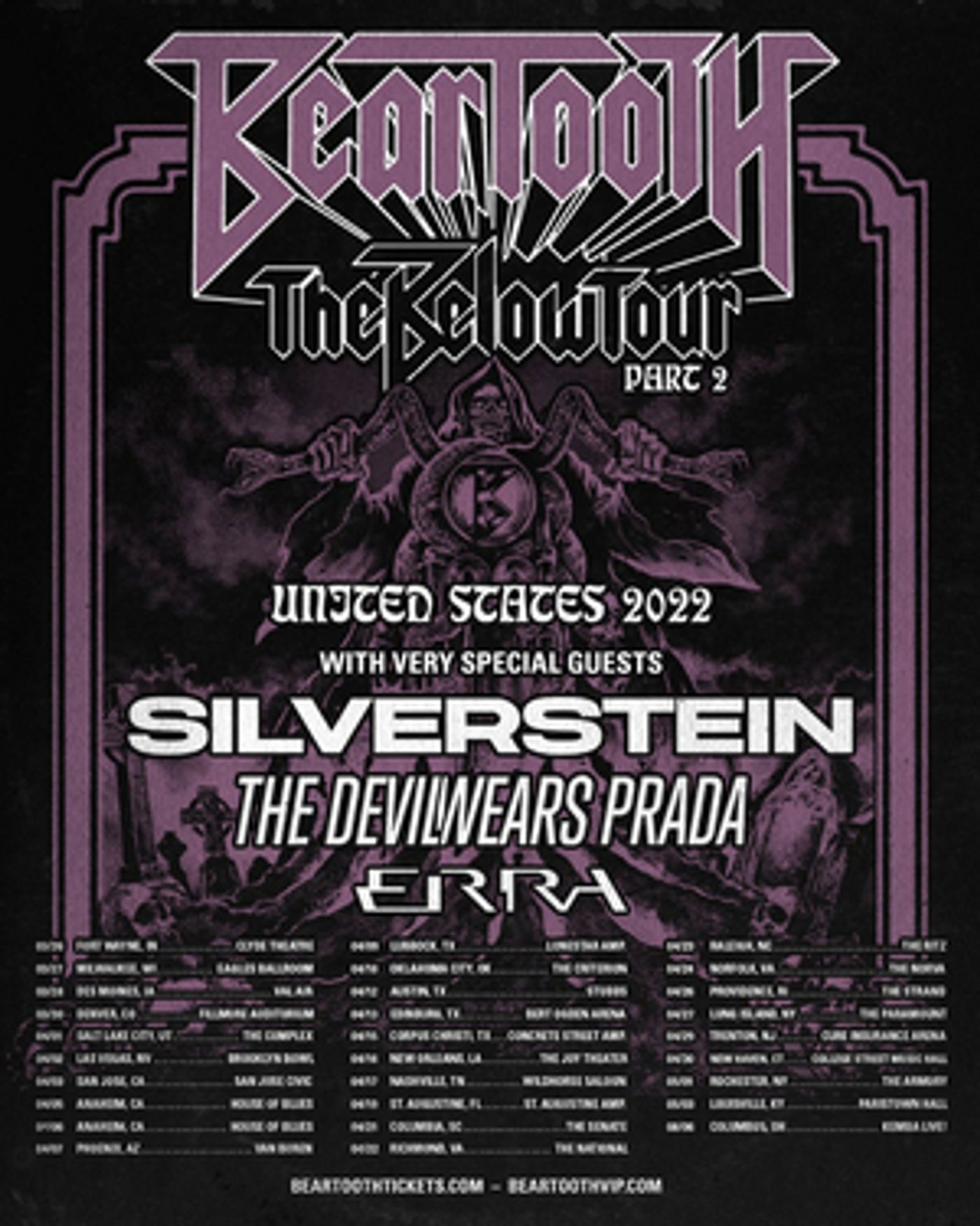 Beartooth Announce The Below Tour Part 2  Image