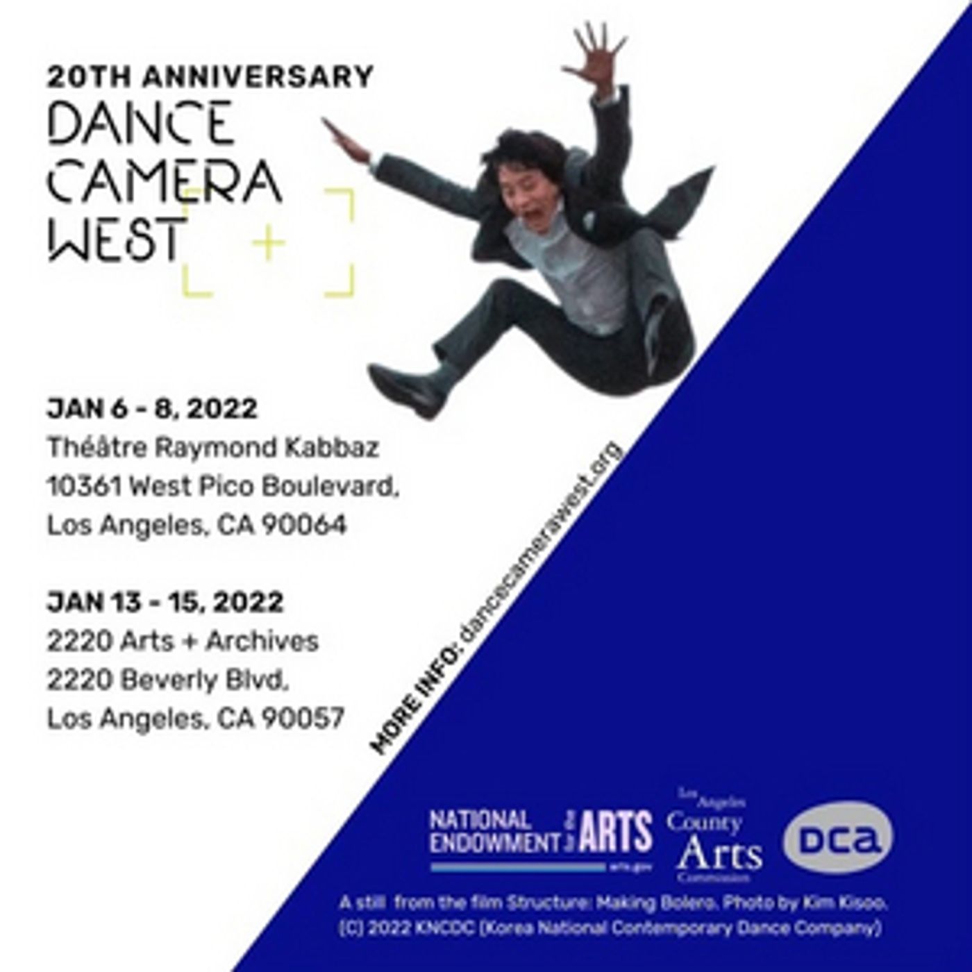 20th Anniversary Dance Camera West Fest Will Be Presented in January  Image