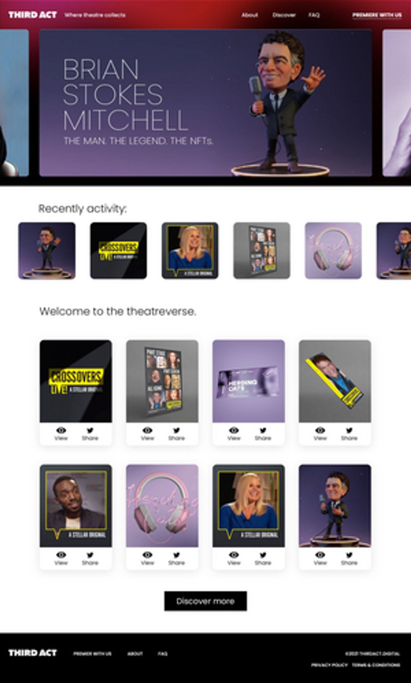 Final Days to Bid on Theatre's First NTF: Third Act With Brian Stokes Mitchell Final Days to Bid on Theatre's First NTF: Third Act With Brian Stokes Mitchell Image