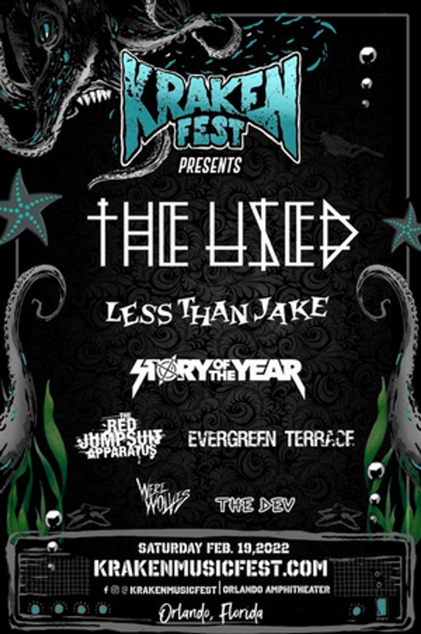 Less Than Jake, Story Of The Year & More Join Kraken Music Fest  Image