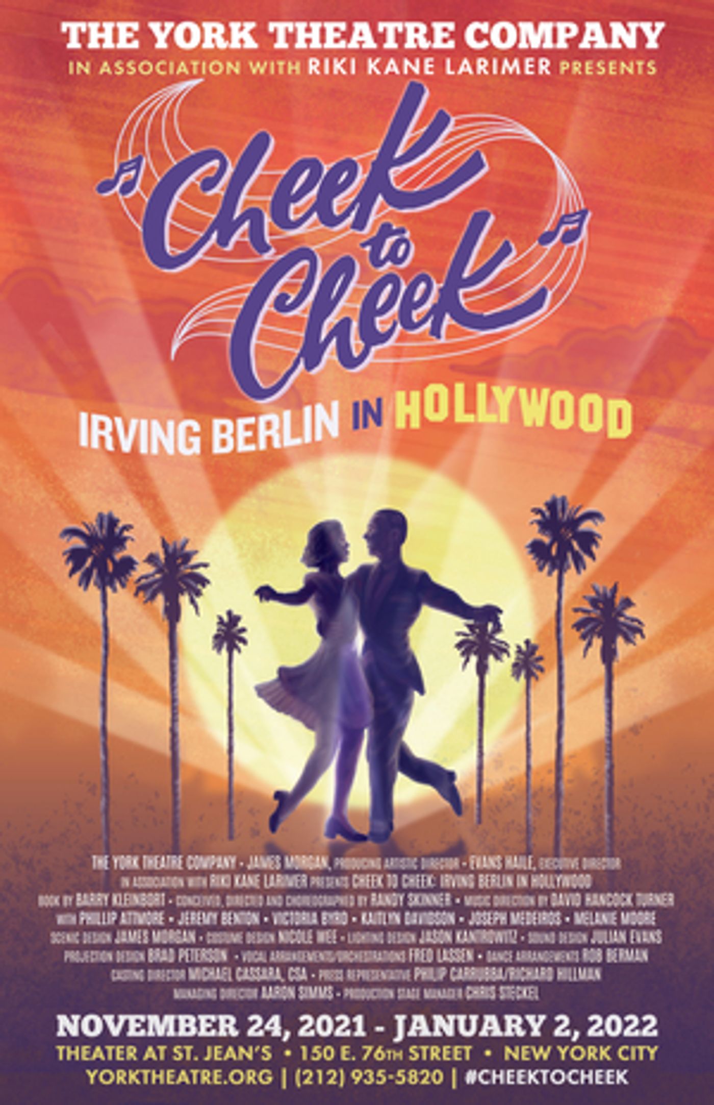 CHEEK TO CHEEK: IRVING BERLIN IN HOLLYWOOD Enters Final Week of Performances  Image