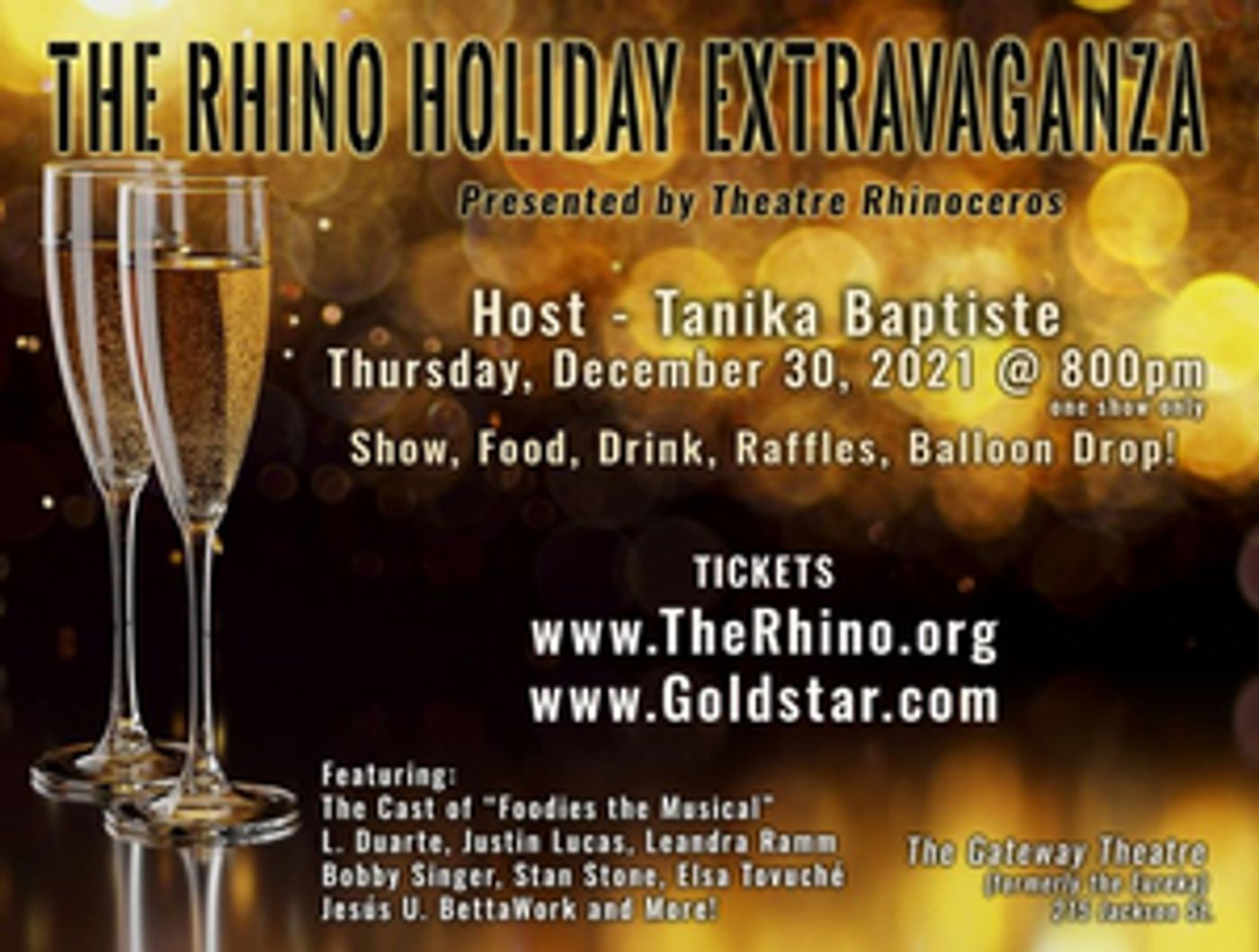 THE 2021 RHINO HOLIDAY EXTRAVAGANZA Cancelled  Image