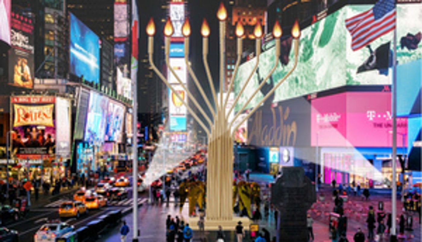 A 52' Menorah is Planned for Times Square in 2022  Image