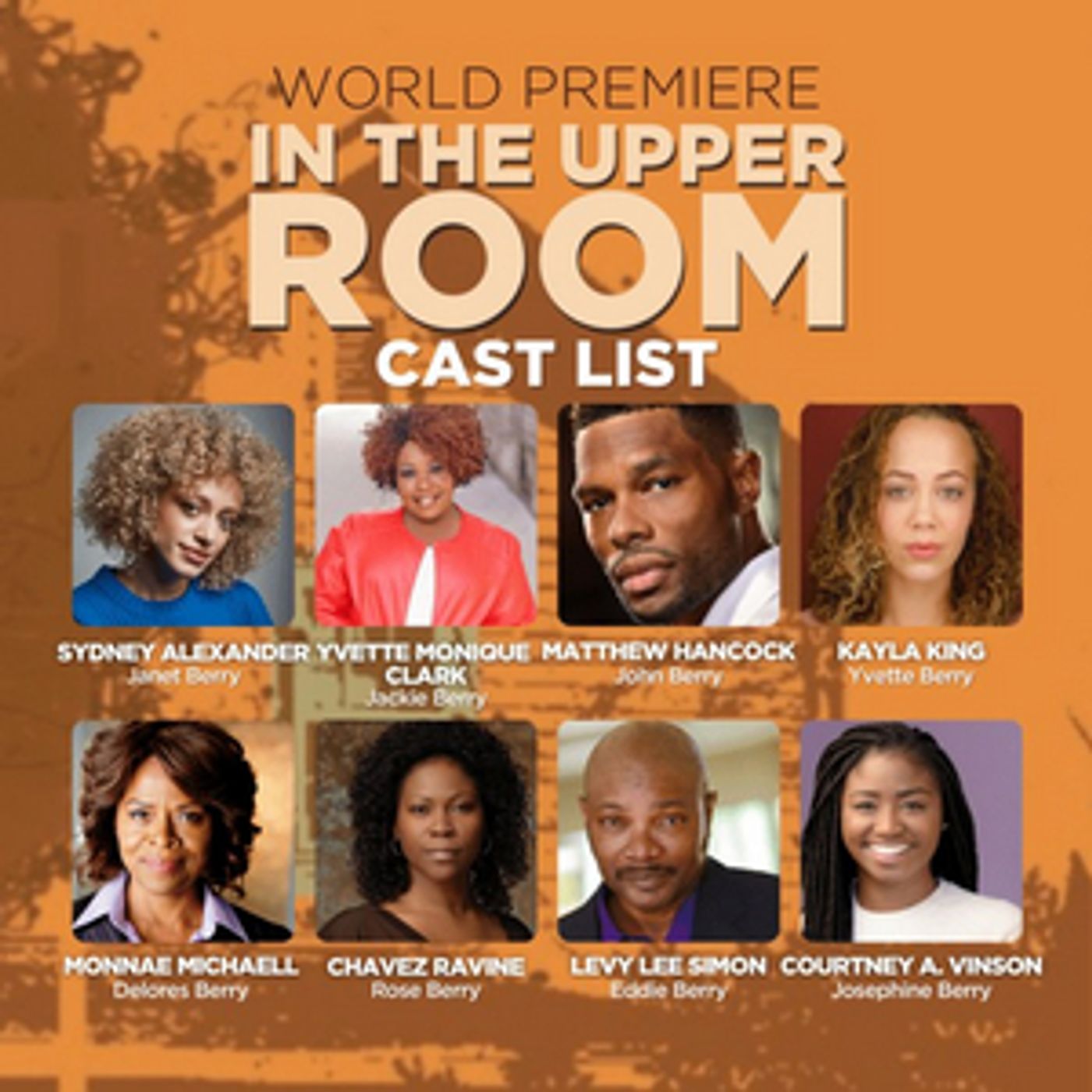 Full Cast and Creative Team Announced for IN THE UPPER ROOM World Premiere  Image