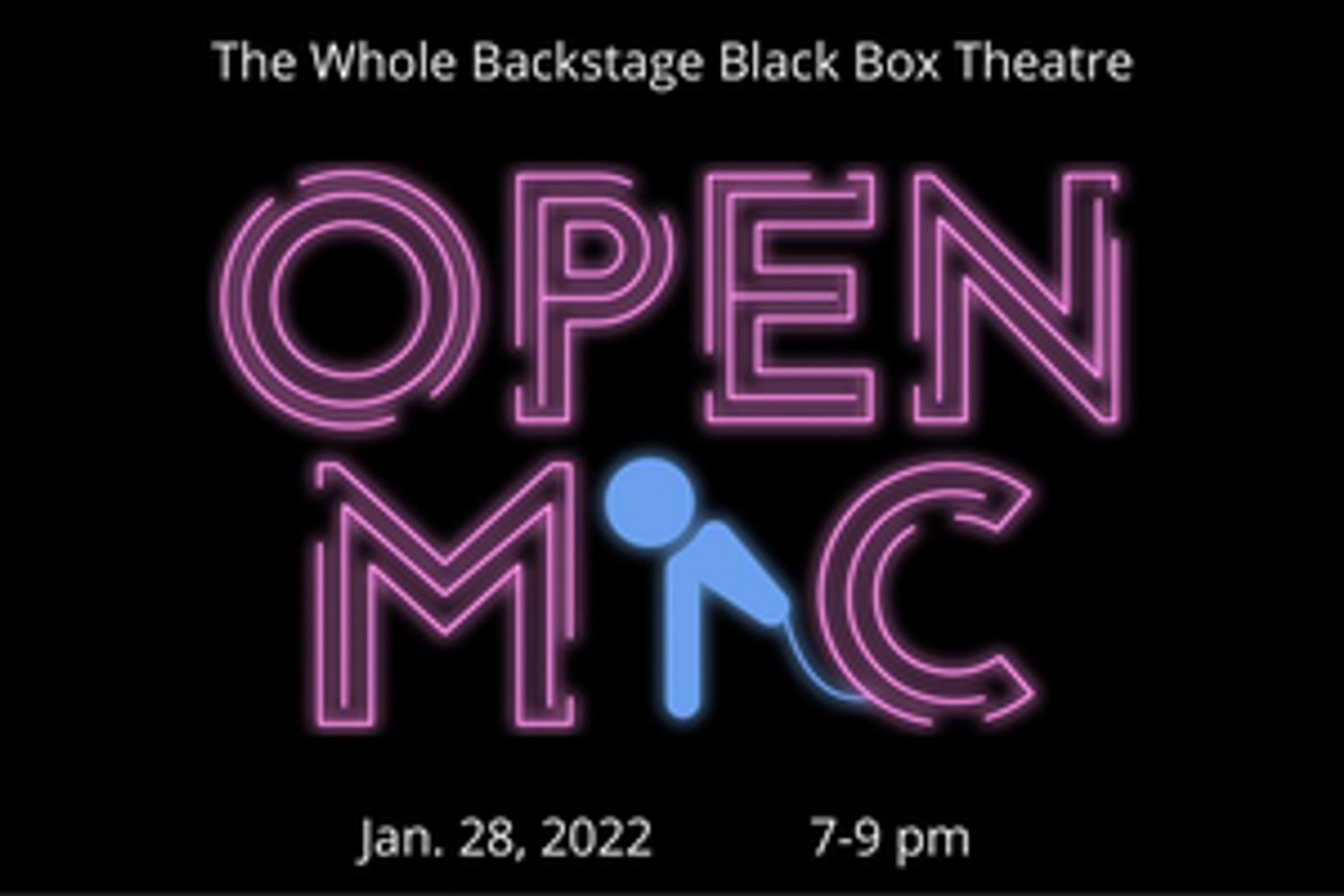 The Whole Backstage Theatre Announces Open Mic Night  Image