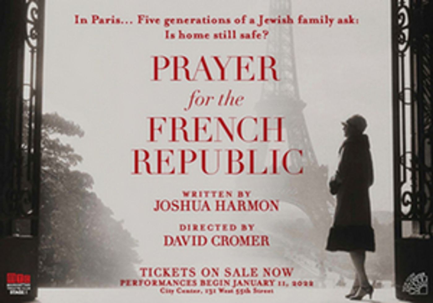 PRAYER FOR THE FRENCH REPUBLIC at MTC Cancels Jan 11 & 12 Performances  Image