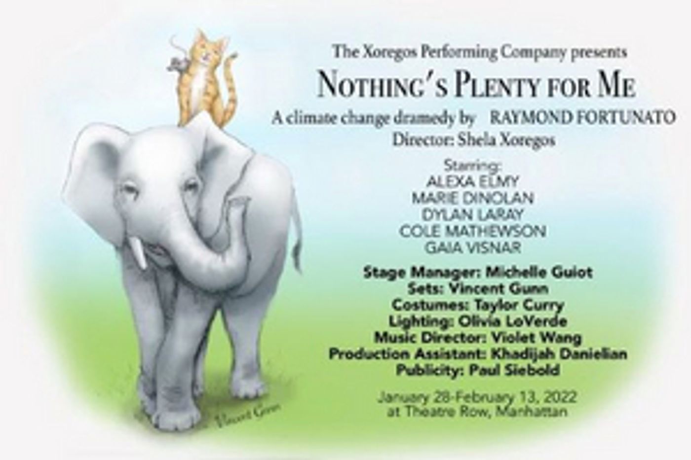 World Premiere of NOTHING'S PLENTY FOR ME to be Presented at Studio Theatre at Theatre Row World Premiere of NOTHING'S PLENTY FOR ME to be Presented at Studio Theatre at Theatre Row Image