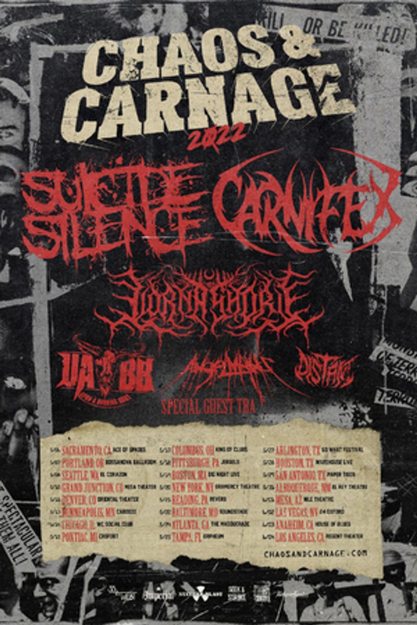 Lorna Shore Joins Chaos & Carnage 2022 Tour Lorna Shore Joins Chaos & Carnage 2022 Tour Image