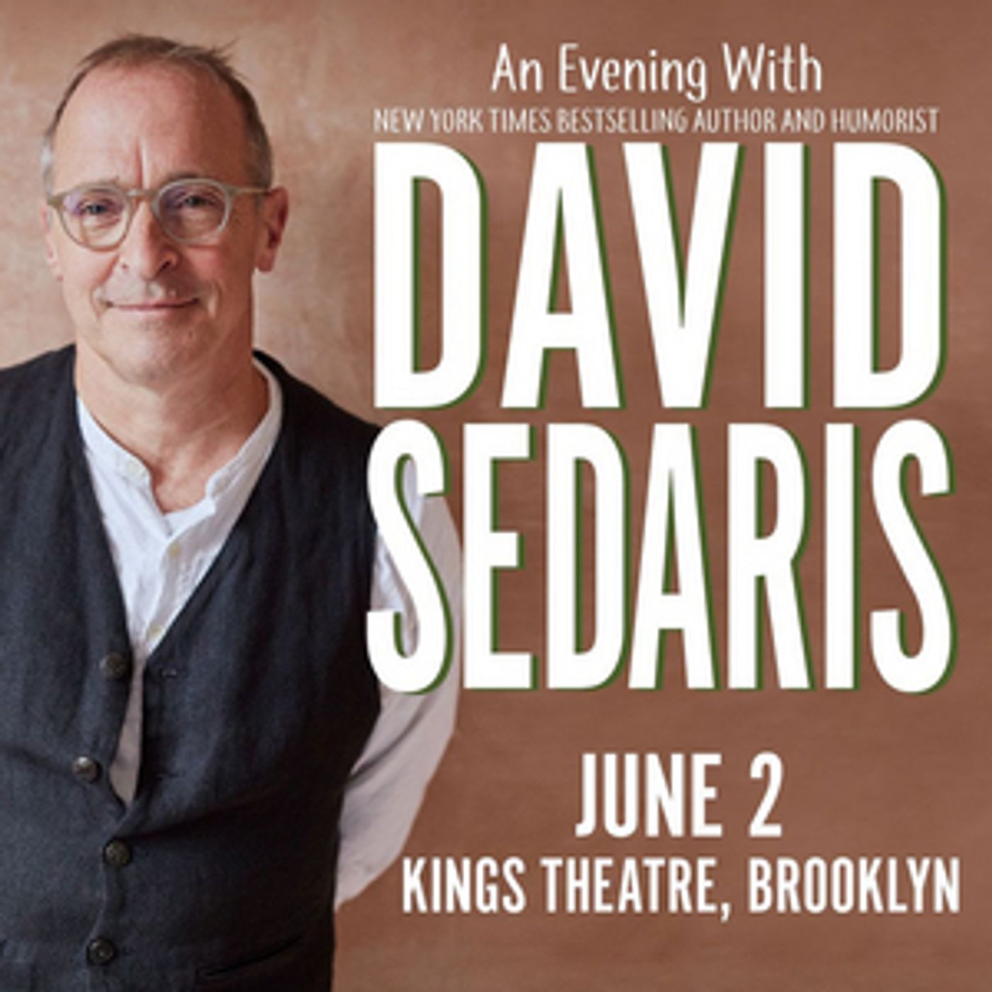Kings Theatre to Present AN EVENING WITH DAVID SEDARIS  Image