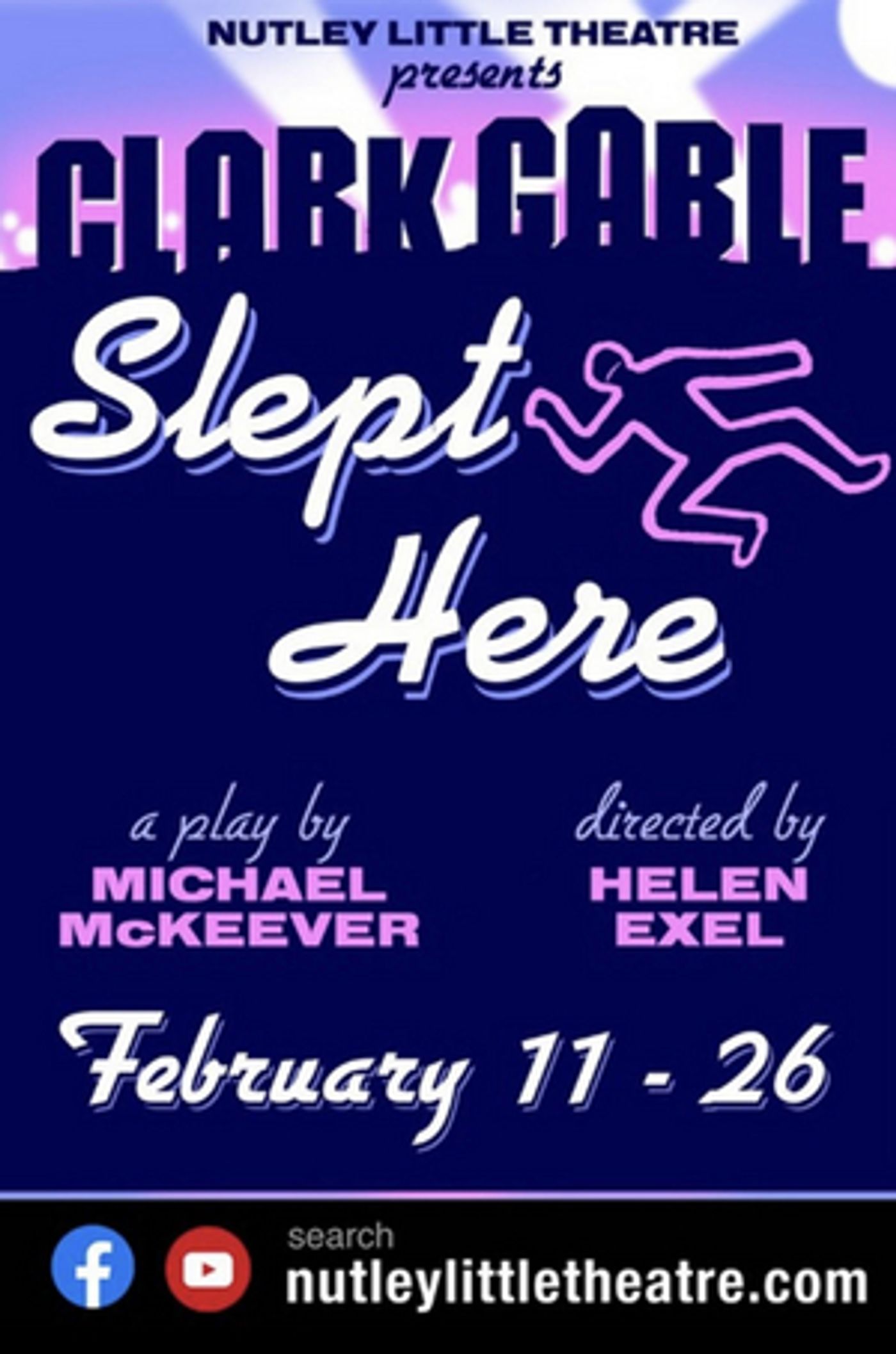 Nutley Little Theatre to Present CLARK GABLE SLEPT HERE  Image