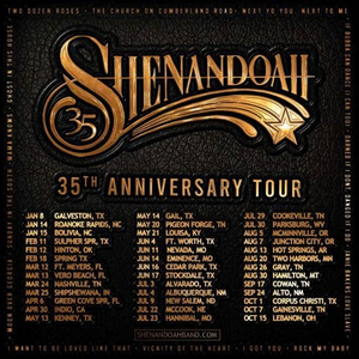 Shenandoah Announces 35th Anniversary Tour Shenandoah Announces 35th Anniversary Tour Image