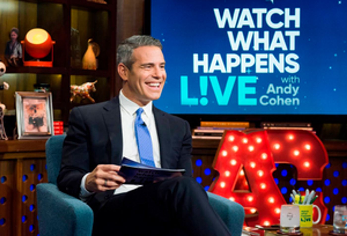 Bravo Renews Andy Cohen's WATCH WHAT HAPPENS LIVE Through 2023  Image