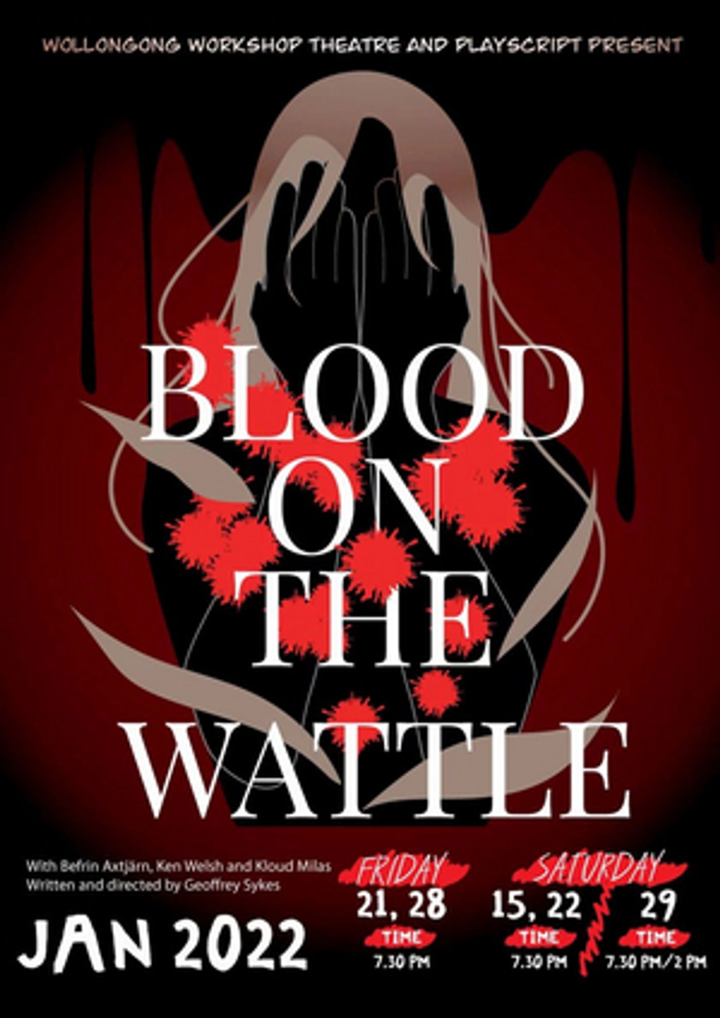 BLOOD ON THE WATTLE Comes to Wollongong Workshop Theatre  Image