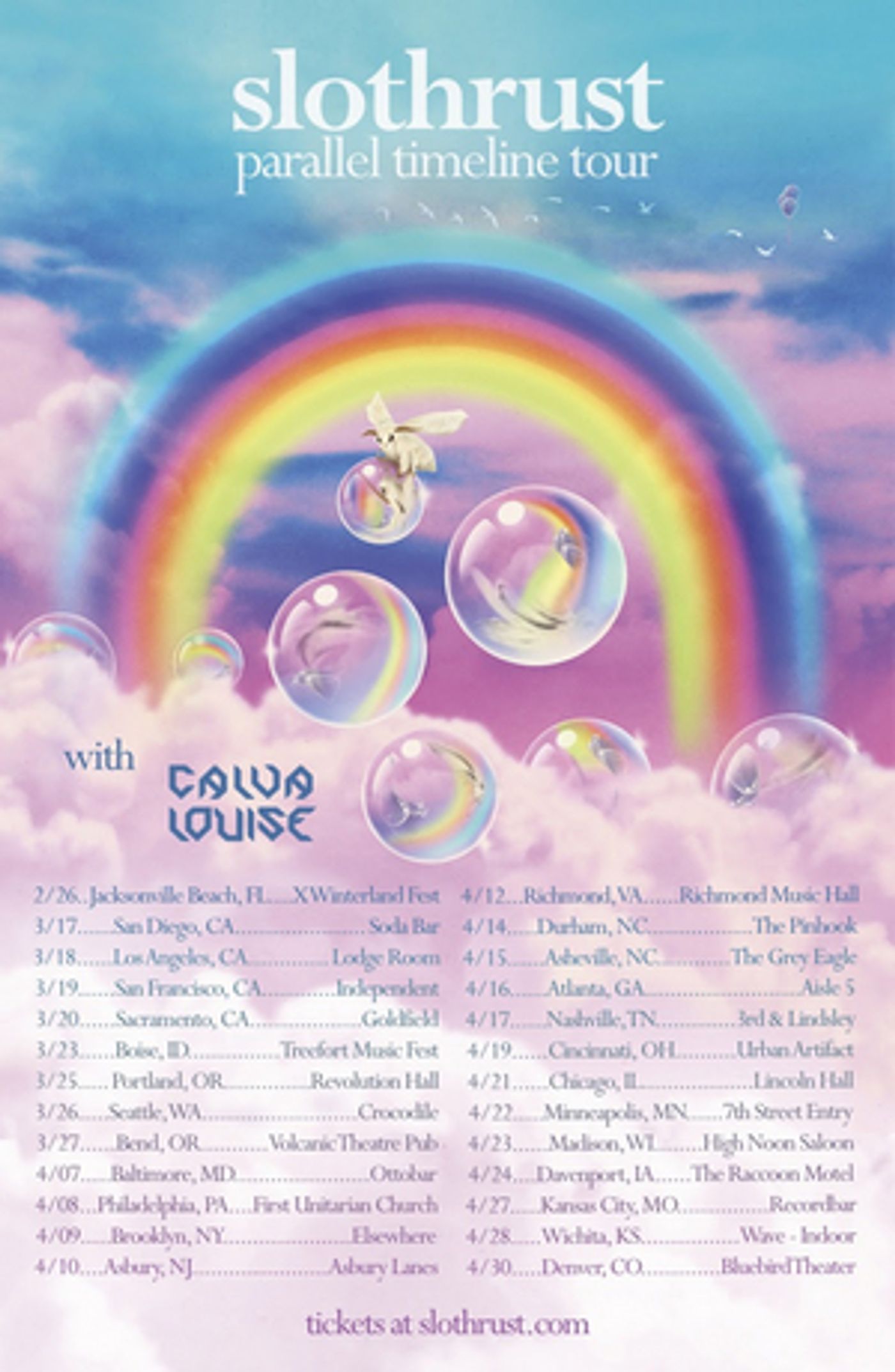 Slothrust Announces Full Routing For The Parallel Timeline Tour  Image