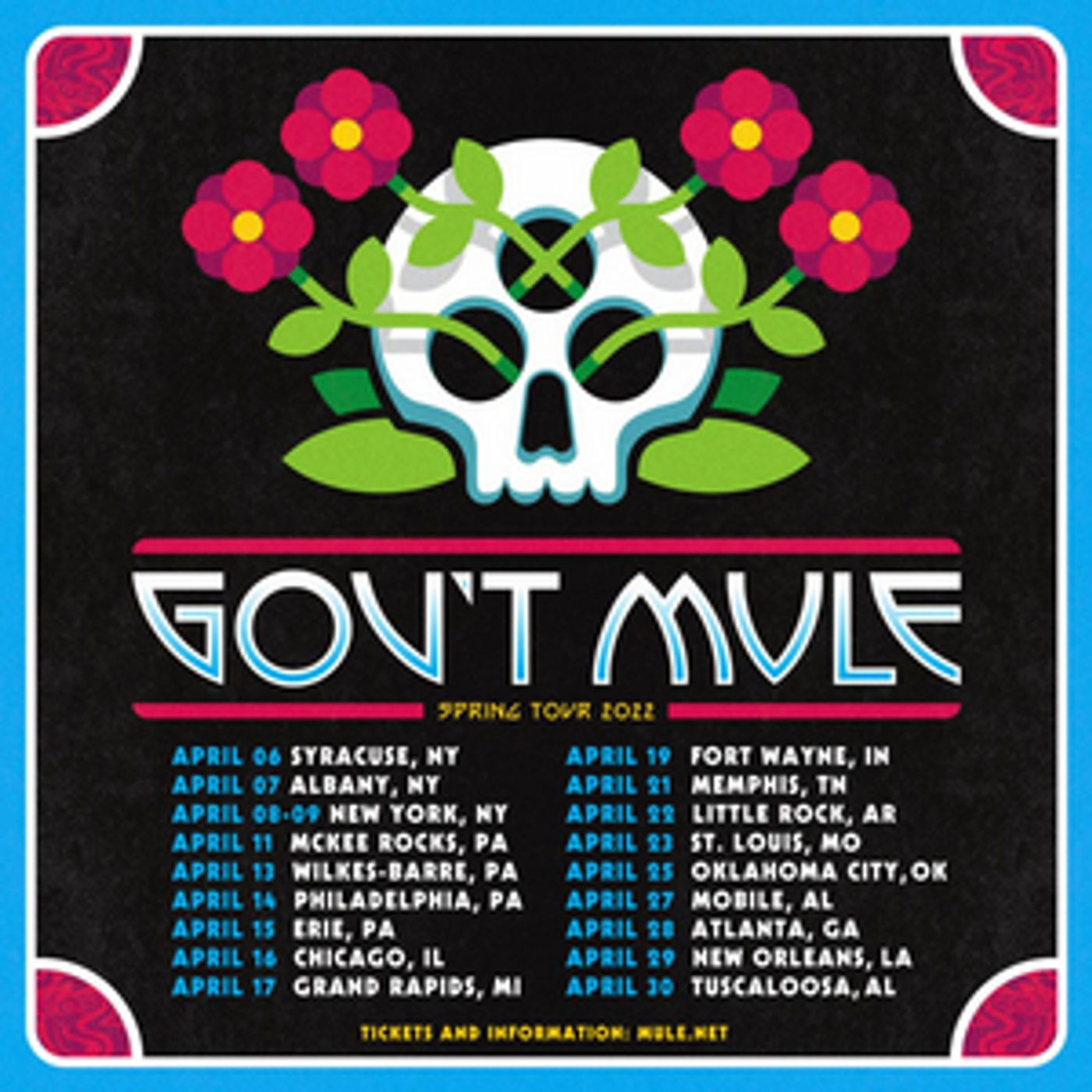Gov't Mule Announces Headlining Spring Tour Dates  Image