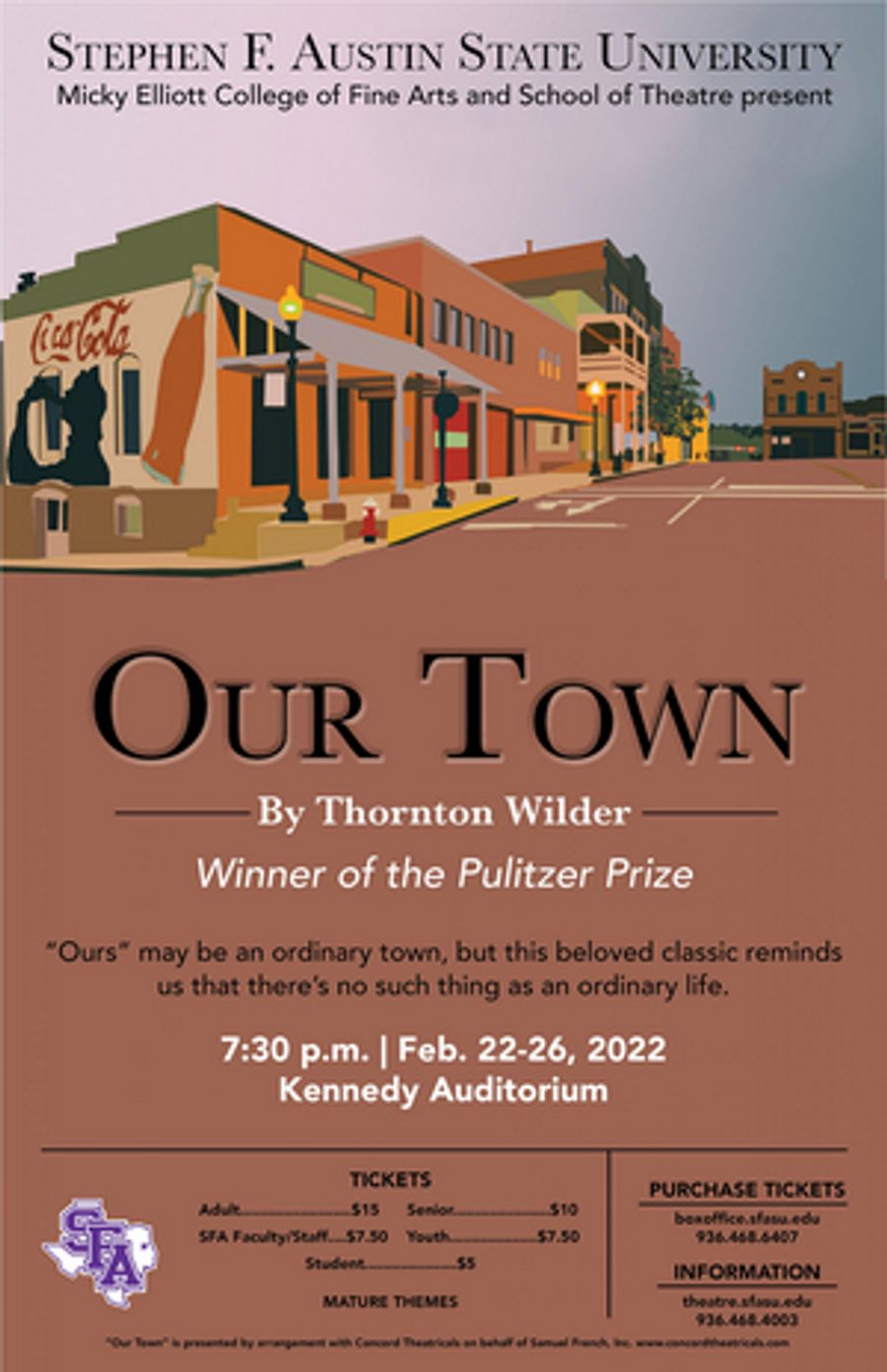 Stephen F. Austin State University's School of Theatre Presents OUR TOWN Image