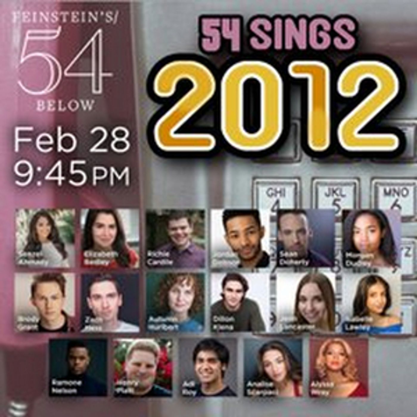 Henry Platt, Alyssa Wray, Morgan Dudley & More to Star in 54 SINGS 2012  Image