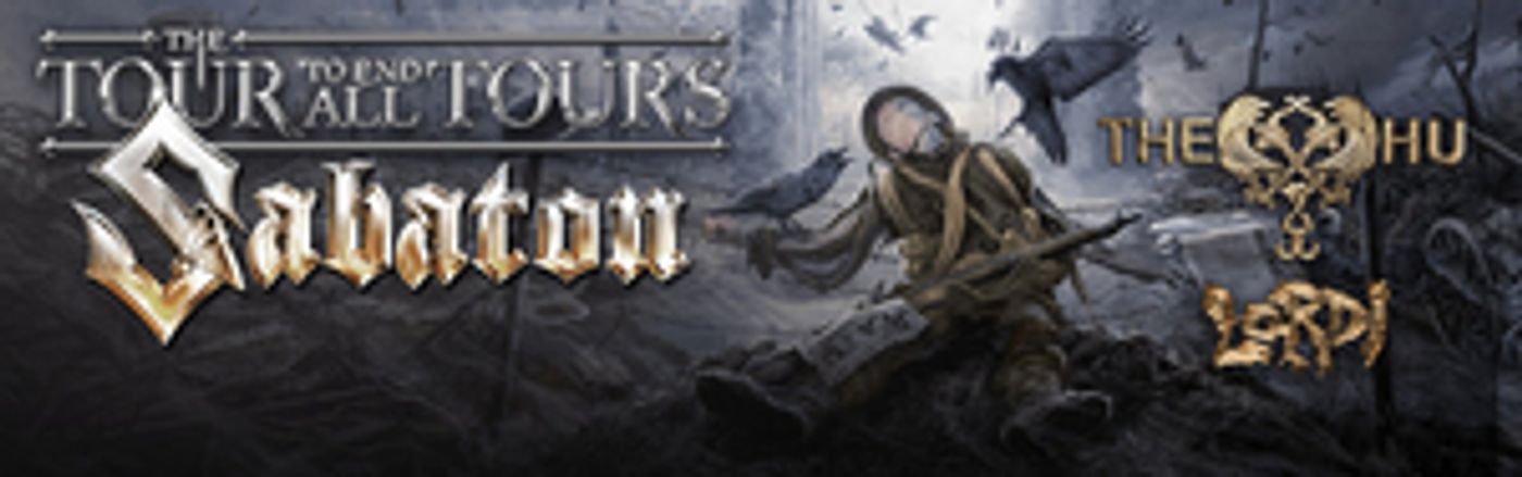 SABATON Will Embark on 'The Tour To End All Tours' in Denmark SABATON Will Embark on 'The Tour To End All Tours' in Denmark Image