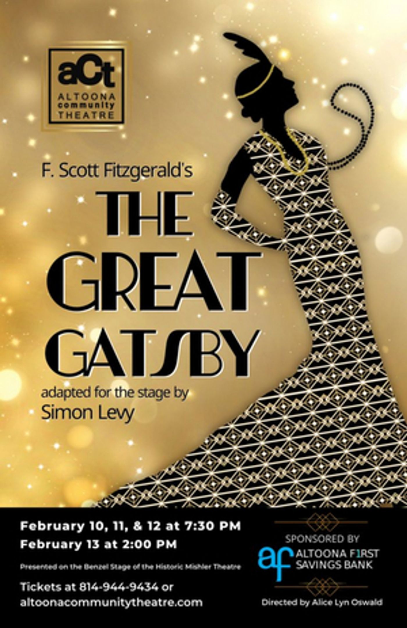 THE GREAT GATSBY Comes to Altoona Community Theatre This Month  Image