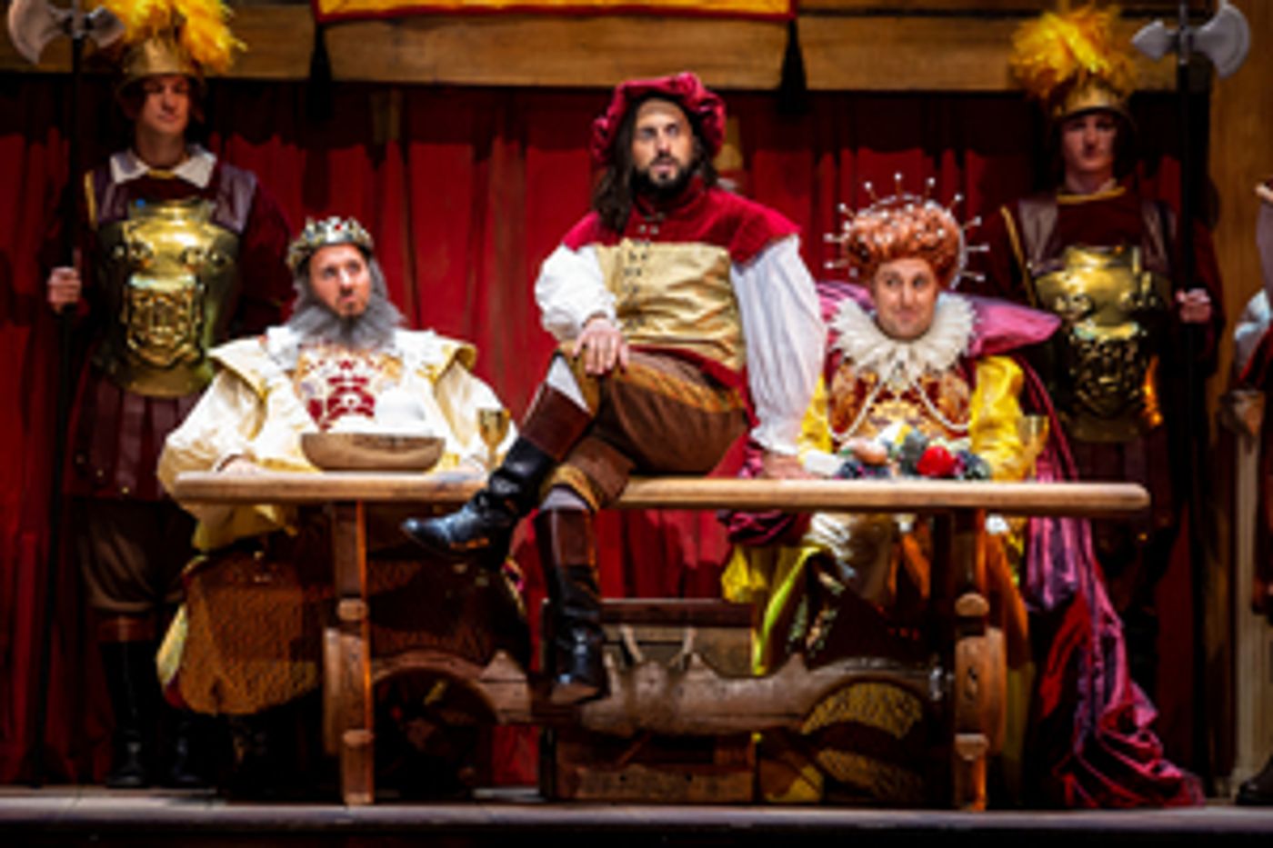 Interview: Aleks Pevec & Justin Michael Wilcox of SOMETHING ROTTEN! at Fred Kavli Theatre  Image
