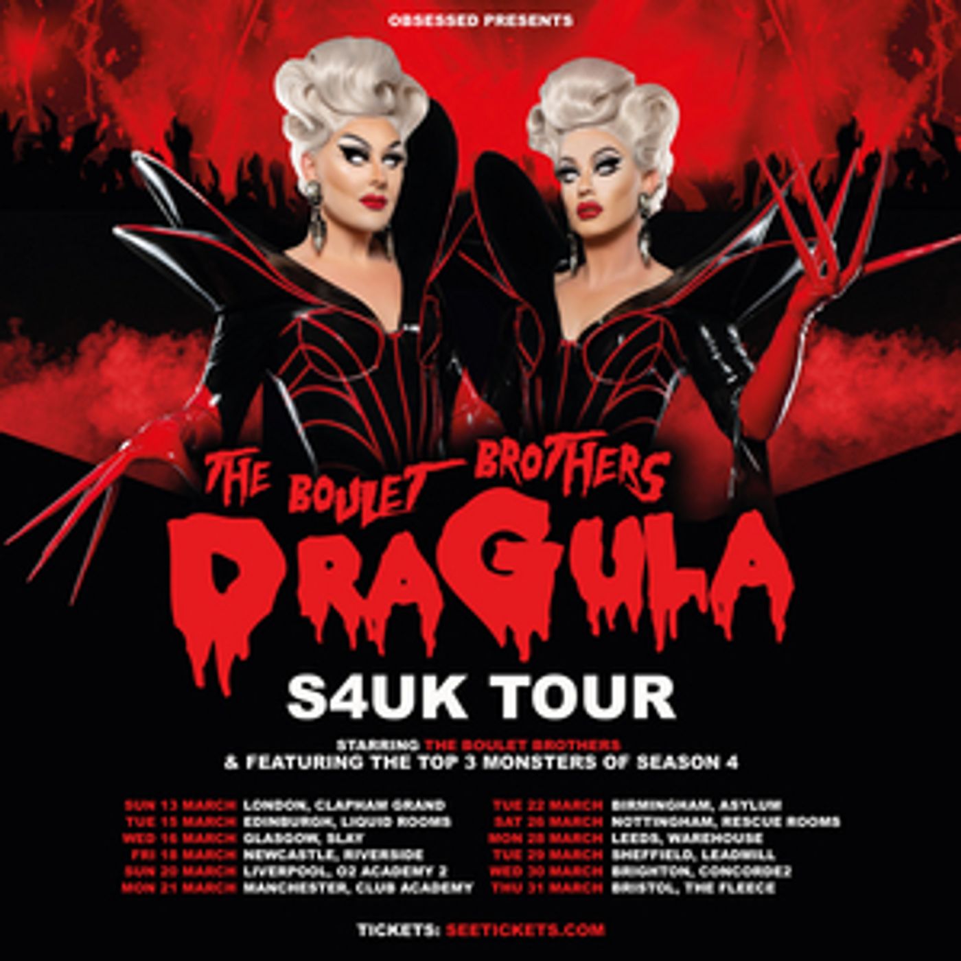 The Boulet Brothers' DRAGULA LIVE Will Embark On UK Tour The Boulet Brothers' DRAGULA LIVE Will Embark On UK Tour Image