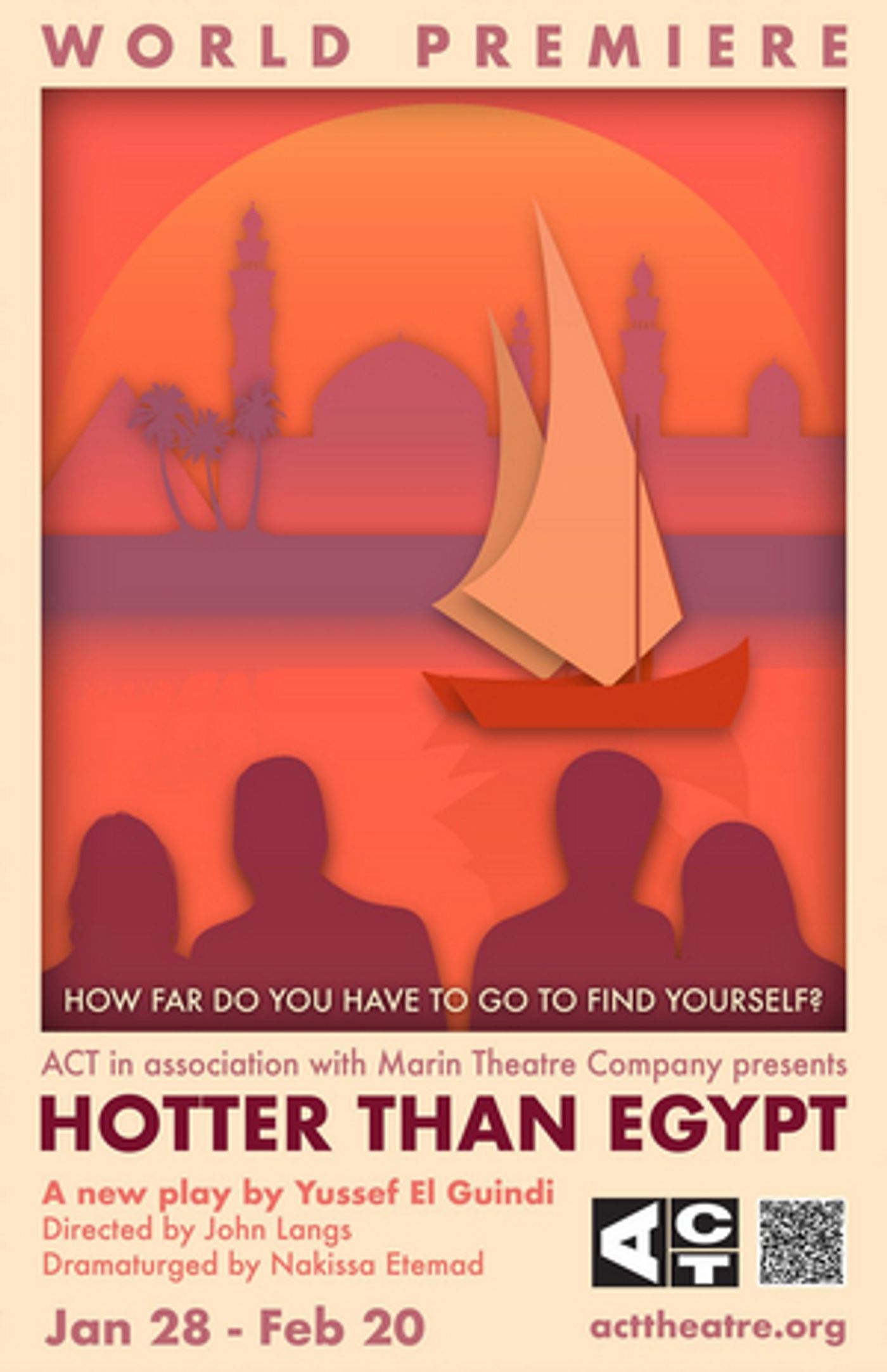 Digital Streaming Announced for ACT's HOTTER THAN EGYPT  Image