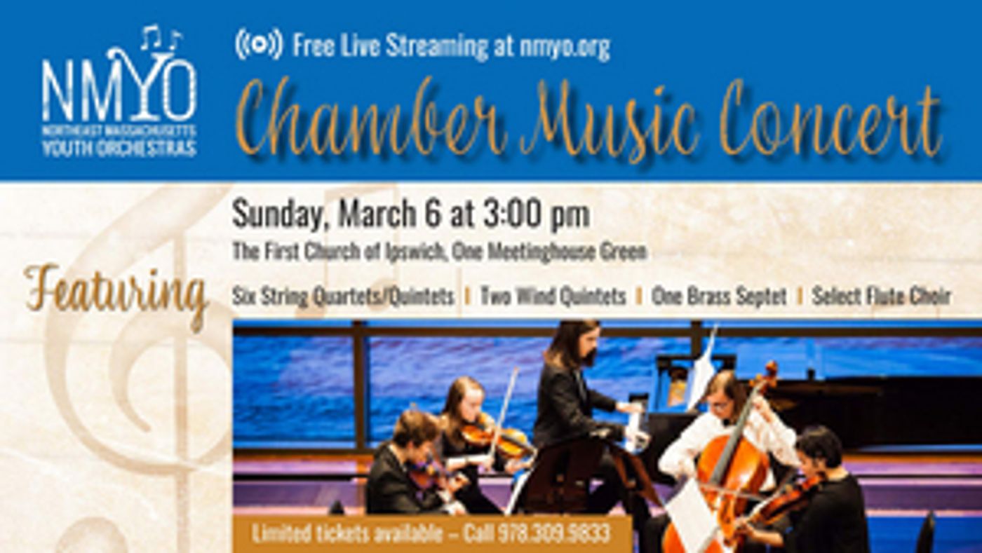 Northeast Massachusetts Youth Orchestras Announces March Chamber Music Concert  Image