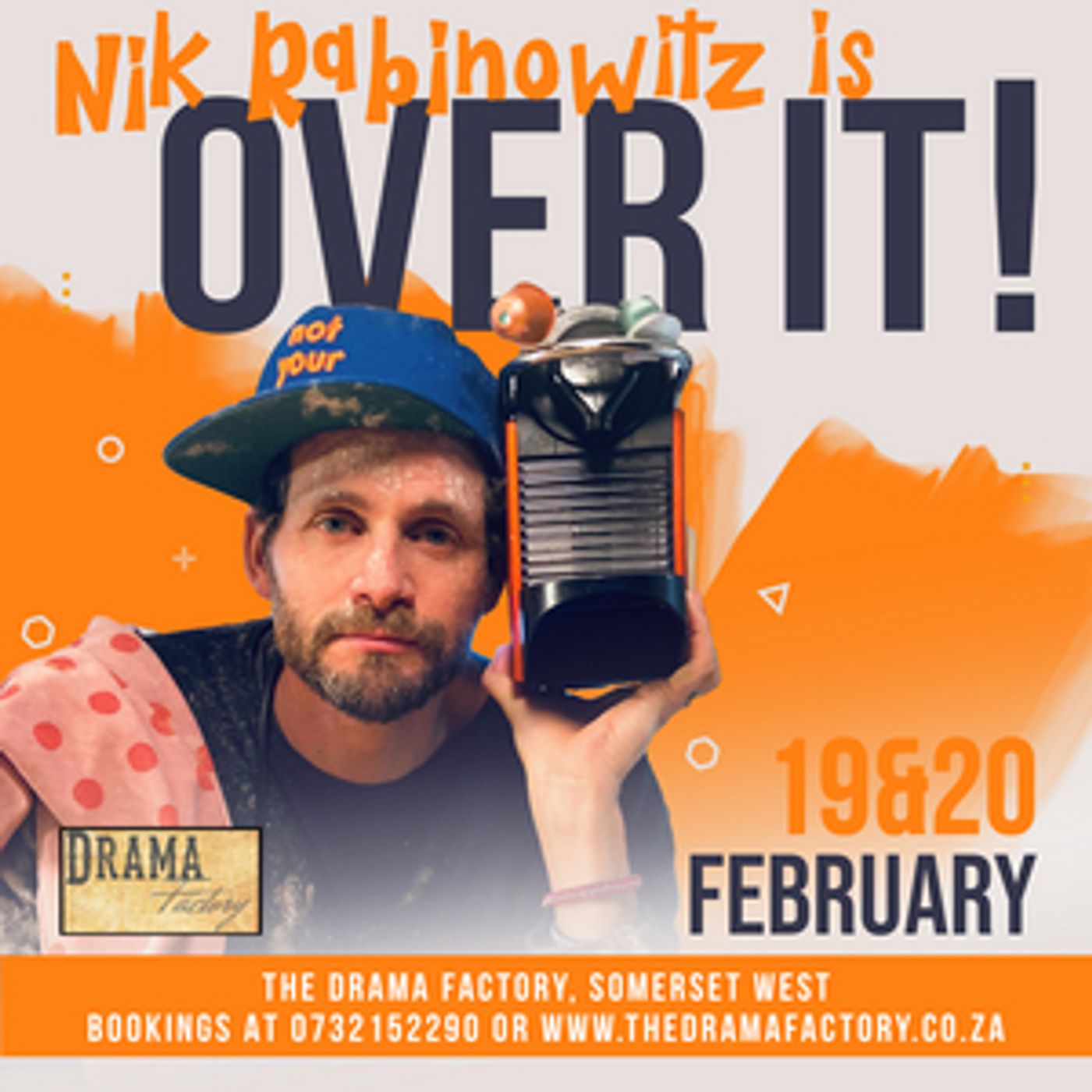 NIK RABINOWITZ IS OVER IT to be Presented at The Drama Factory NIK RABINOWITZ IS OVER IT to be Presented at The Drama Factory Image