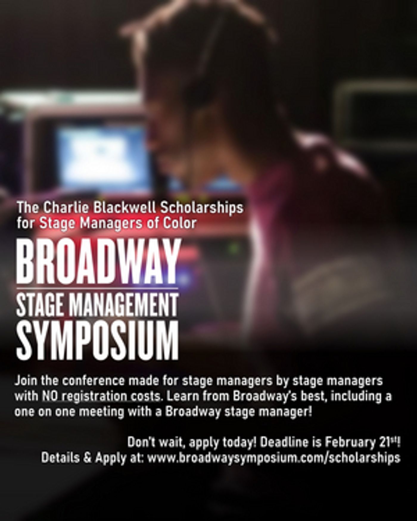 Charlie Blackwell Symposium Scholarship Announced for BIPOC Stage Managers  Image