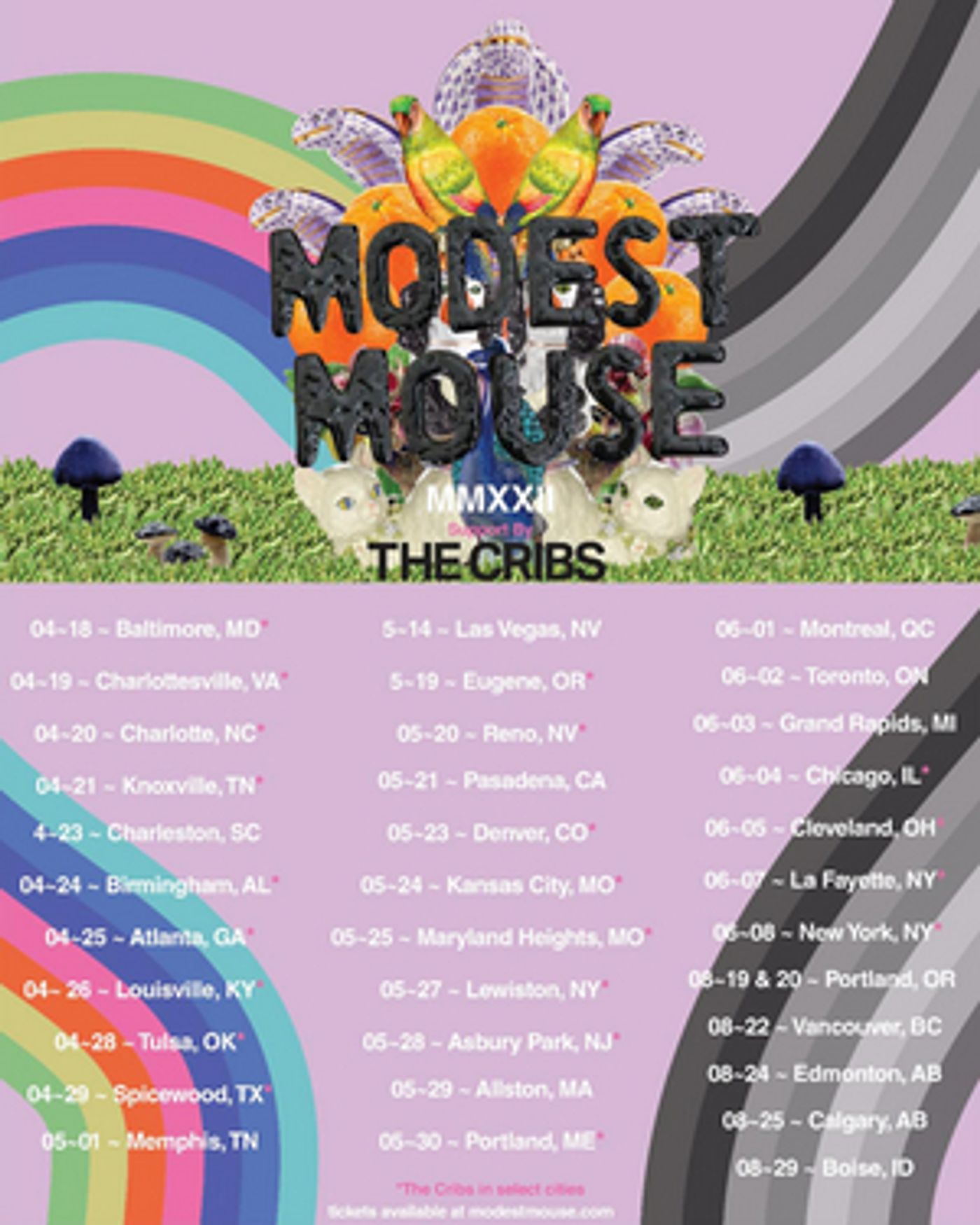 Modest Mouse Announce 2022 Tour Dates Modest Mouse Announce 2022 Tour Dates Image