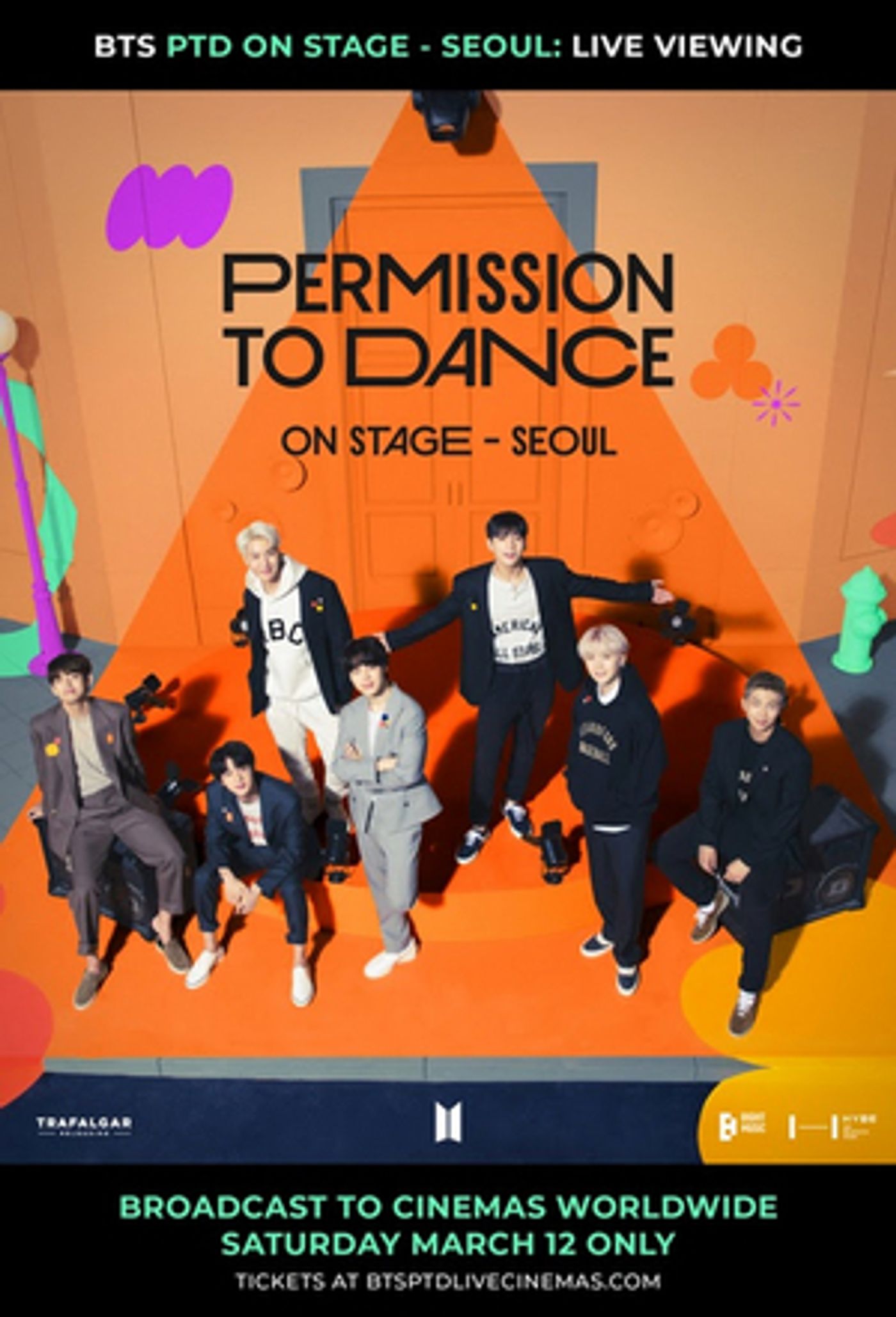 BTS PERMISSION TO DANCE ON STAGE - SEOUL: LIVE VIEWING Coming to Cinemas Worldwide  Image