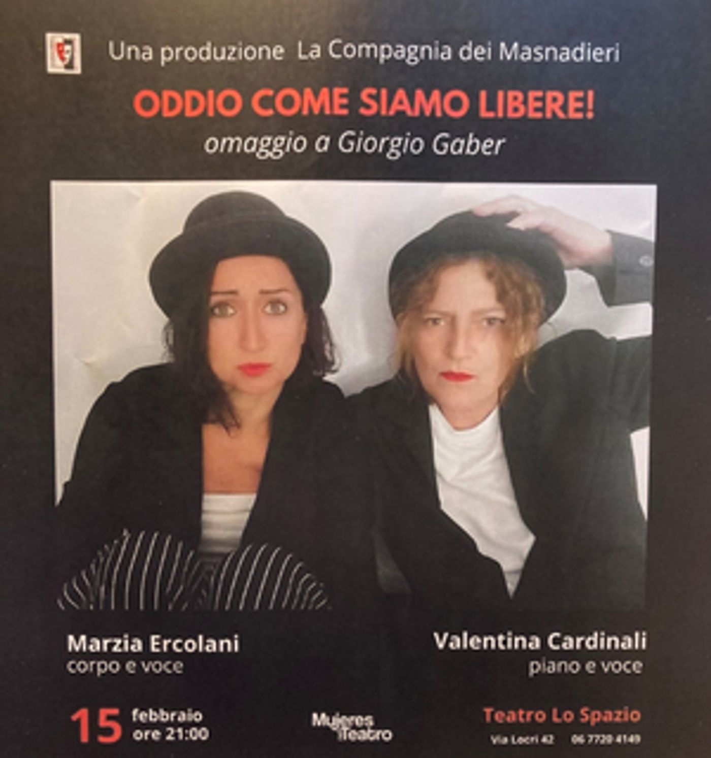 Review: ODDIO COME SIAMO LIBERE - OMAGGIO A GIORGIO GABER al Teatro Lo Spazio Review: ODDIO COME SIAMO LIBERE - OMAGGIO A GIORGIO GABER al Teatro Lo Spazio Image