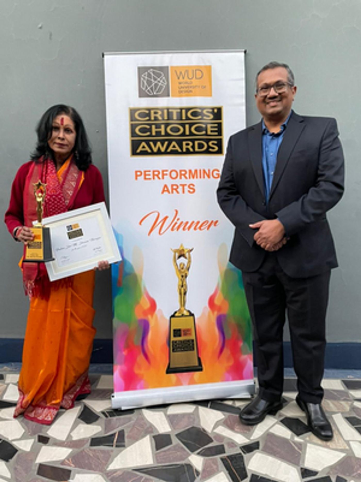 World University of Design presented '2022 Critics' Choice Award' to Padamshri Guru Shovana Narayan World University of Design presented '2022 Critics' Choice Award' to Padamshri Guru Shovana Narayan Image