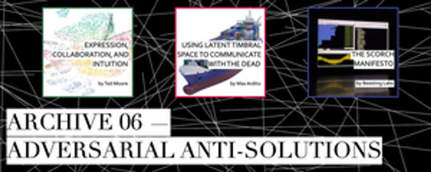 Wet Ink Ensemble Releases Wet Ink Archive: 06 'Adversarial Anti-Solutions' Wet Ink Ensemble Releases Wet Ink Archive: 06 'Adversarial Anti-Solutions' Image
