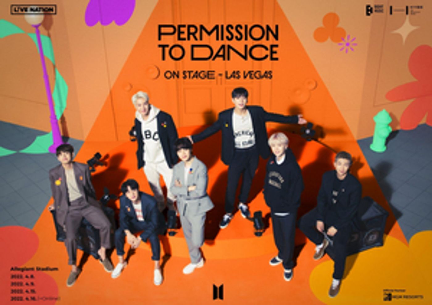 BTS to Continue Their World Tour With 'BTS Permission to Dance on Stage - Las Vegas' in April BTS to Continue Their World Tour With 'BTS Permission to Dance on Stage - Las Vegas' in April Image