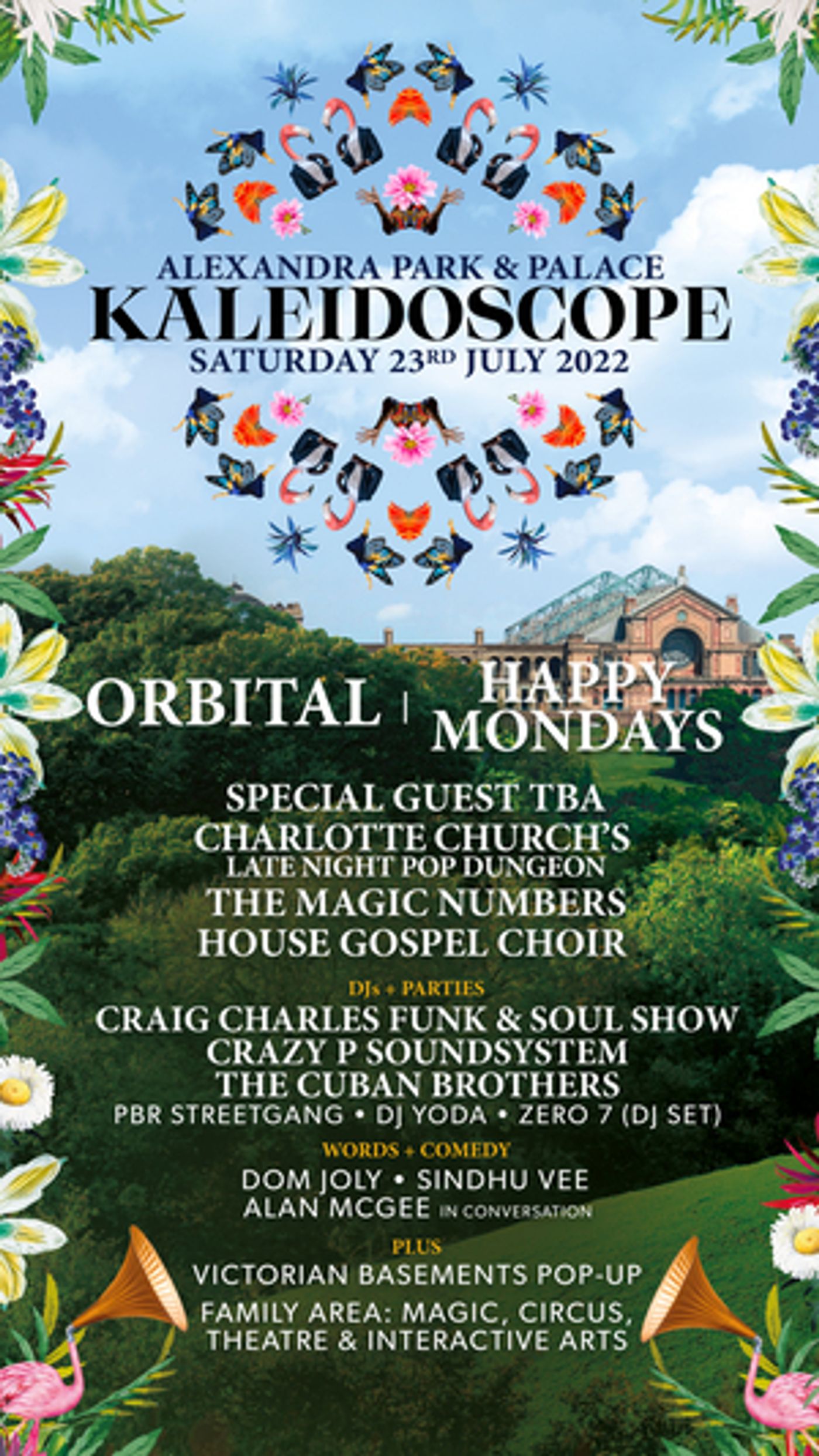 Alexandra Palace Announces Lineup for Kaleidoscope 2022 Alexandra Palace Announces Lineup for Kaleidoscope 2022 Image