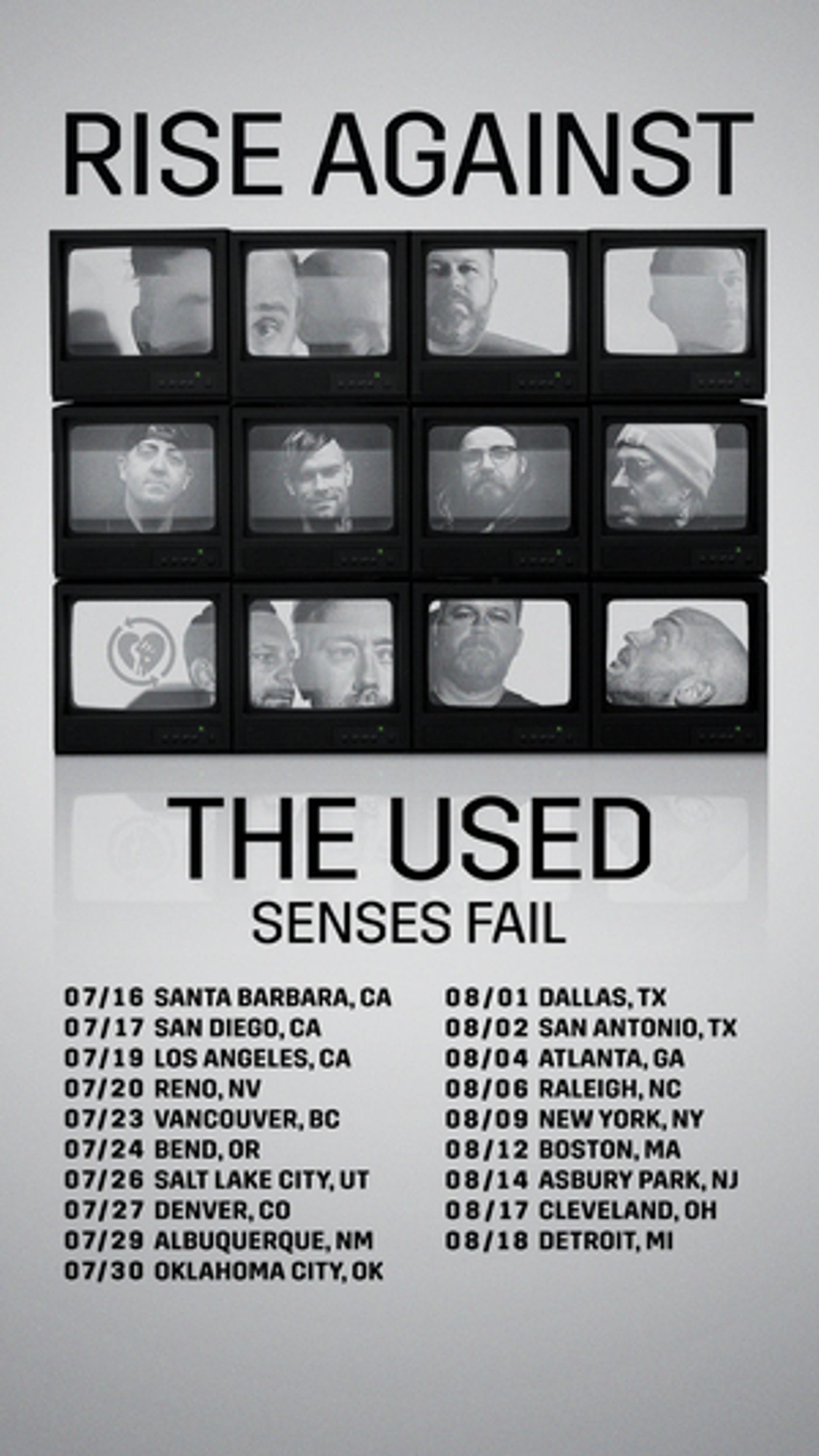 The Used Announce Tour With Rise Against The Used Announce Tour With Rise Against Image